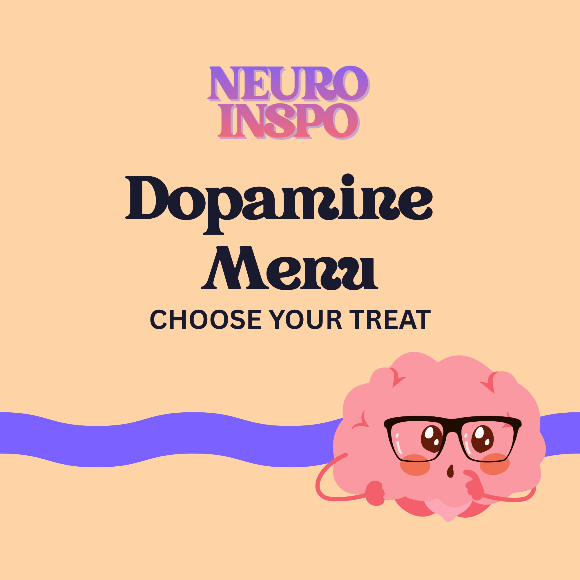 Dopamine Menu free printable for ADHD and neurodivergent people