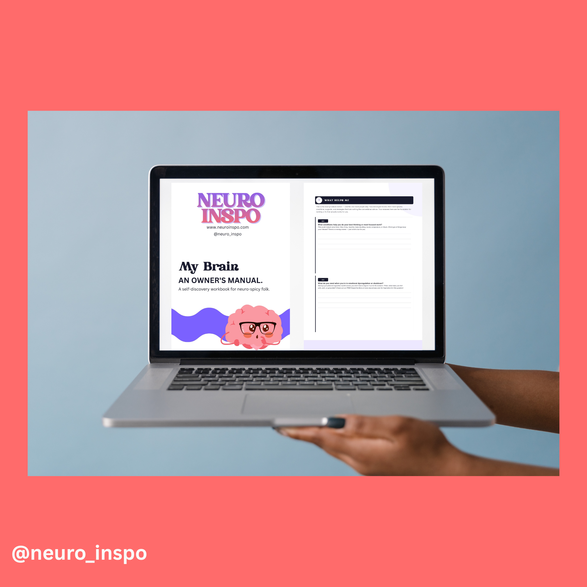 My Brain An Owner's Manual ADHD self-discovery workbook