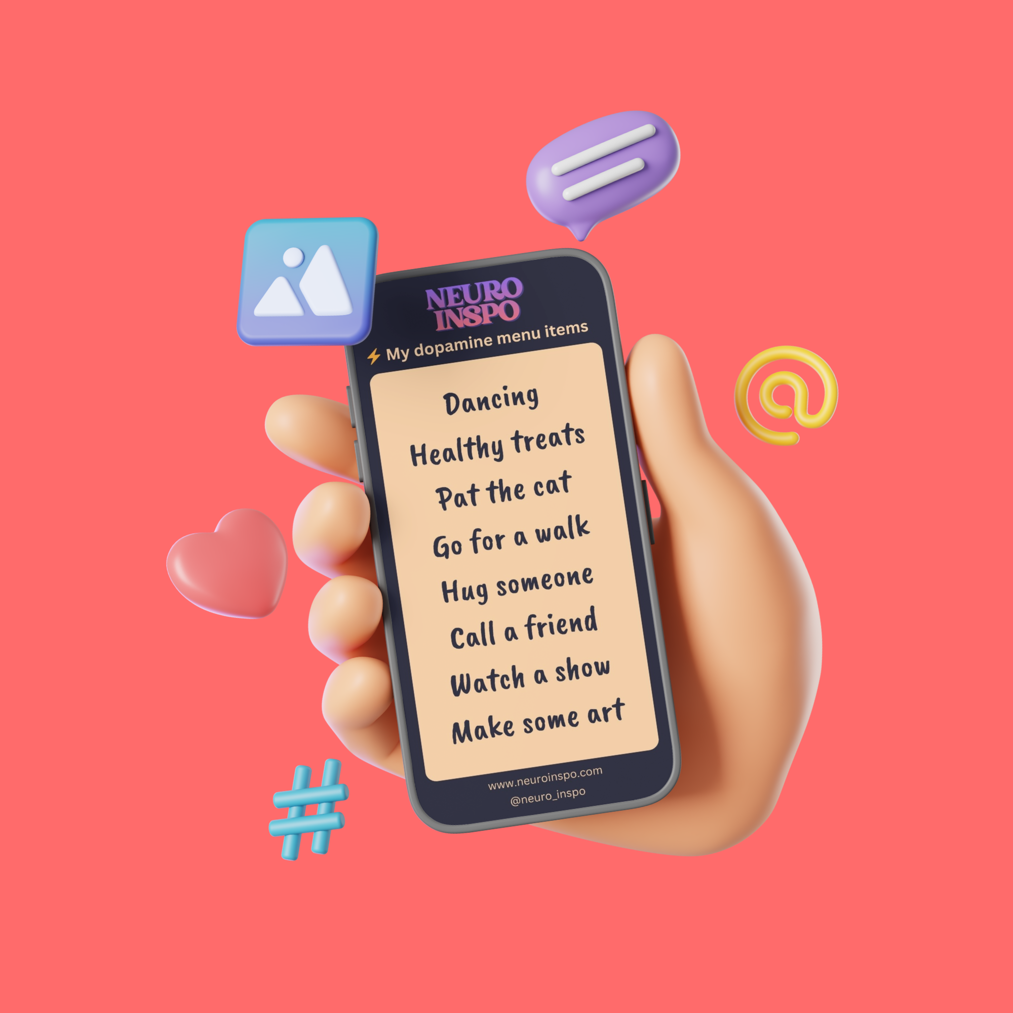 Dopamine Menu free printable for ADHD and neurodivergent people