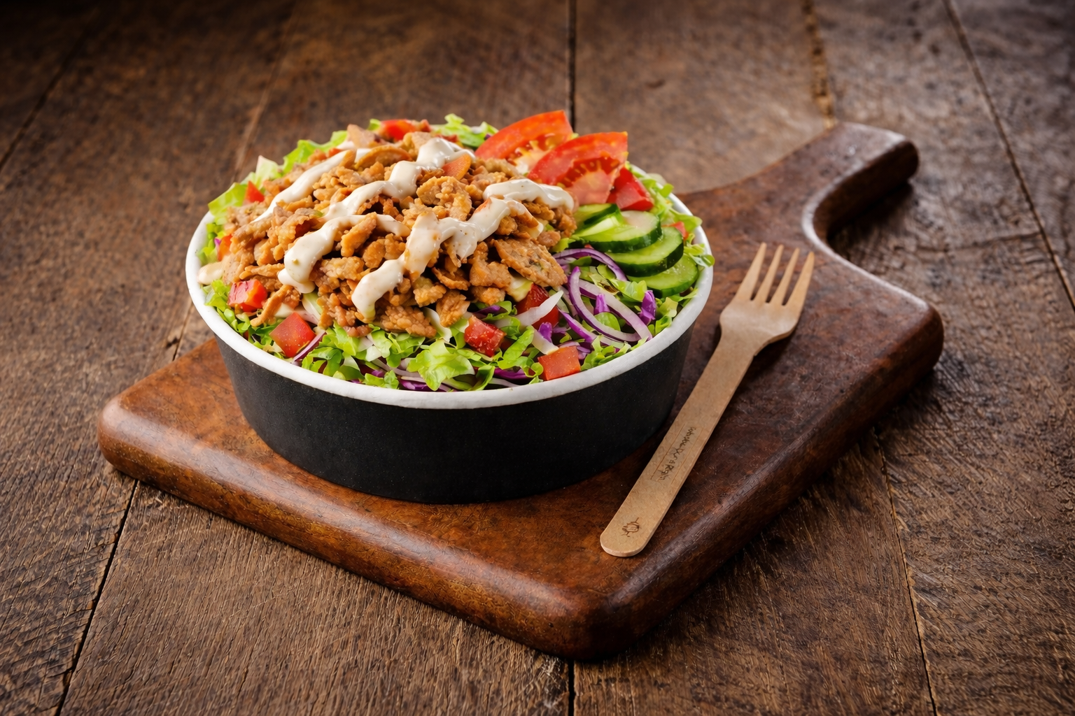 Chicken Donair Salad St. Albert Saint Albert Edmonton Alberta