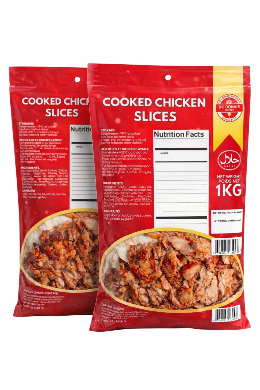 Cooked Chicken Donair Slices Wholesale