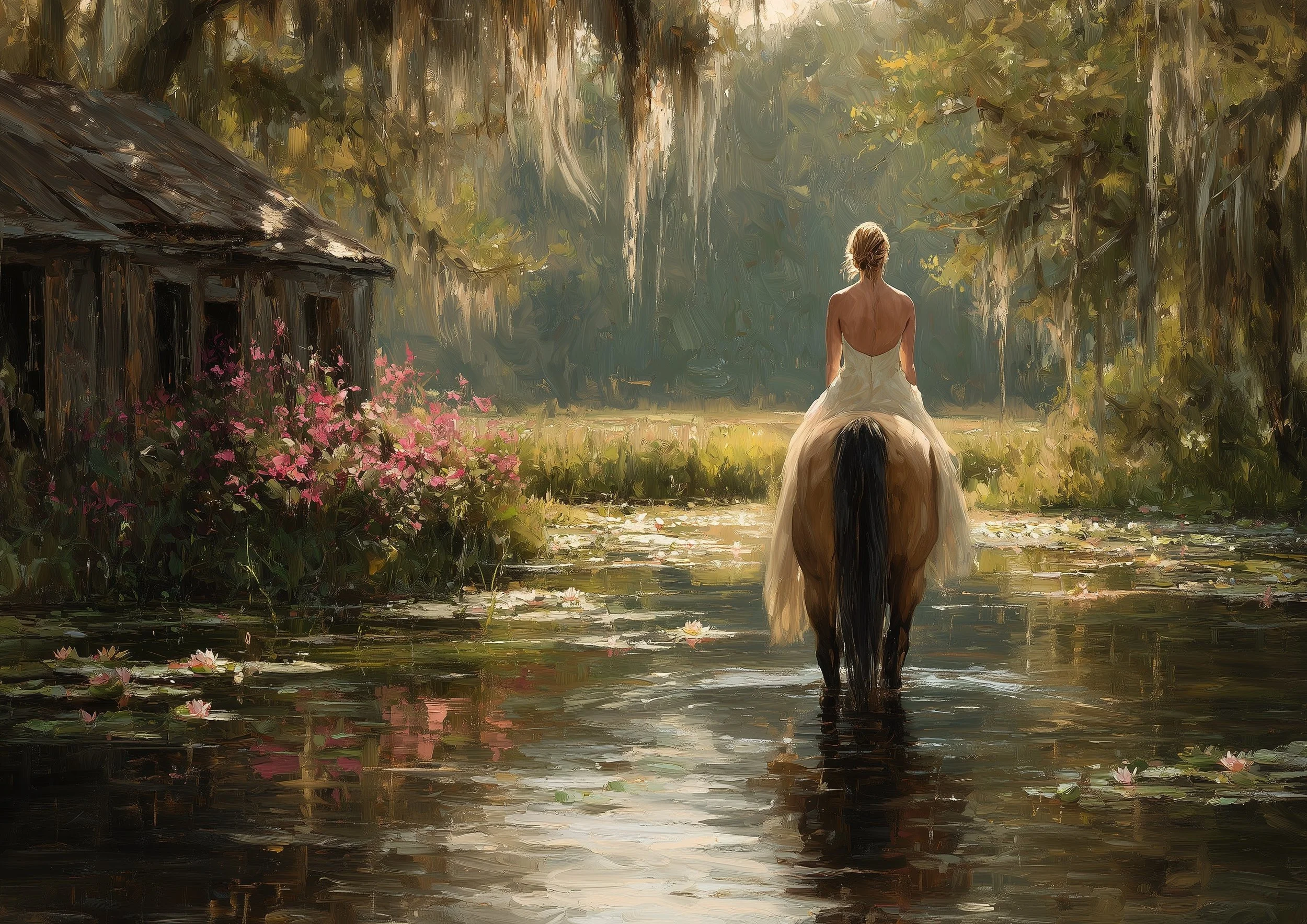 Bayou Ride: 5x7 Card