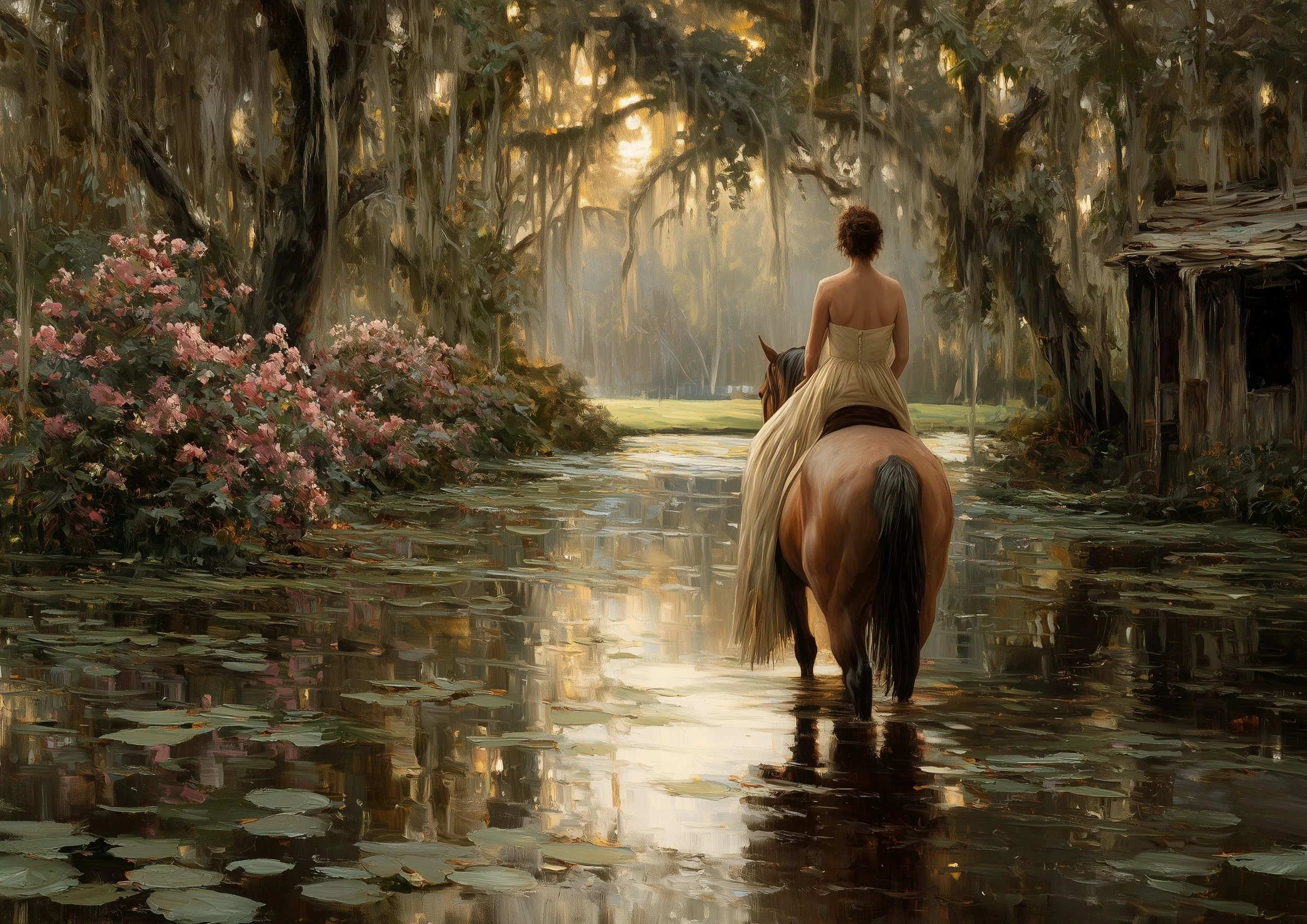 Spanish Moss: 5x7 Card