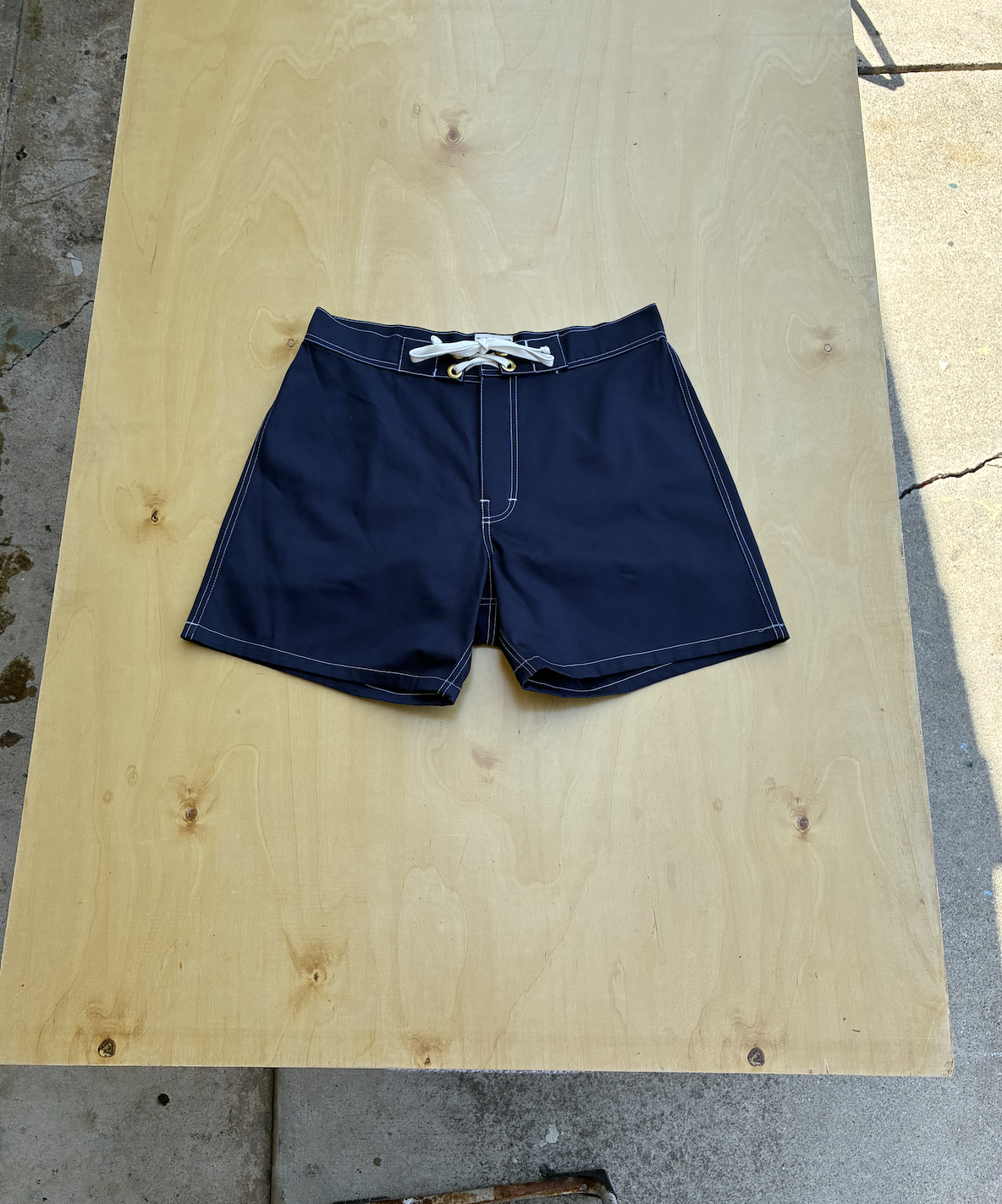 Standard Trunks - Navy With Contrast Stitch