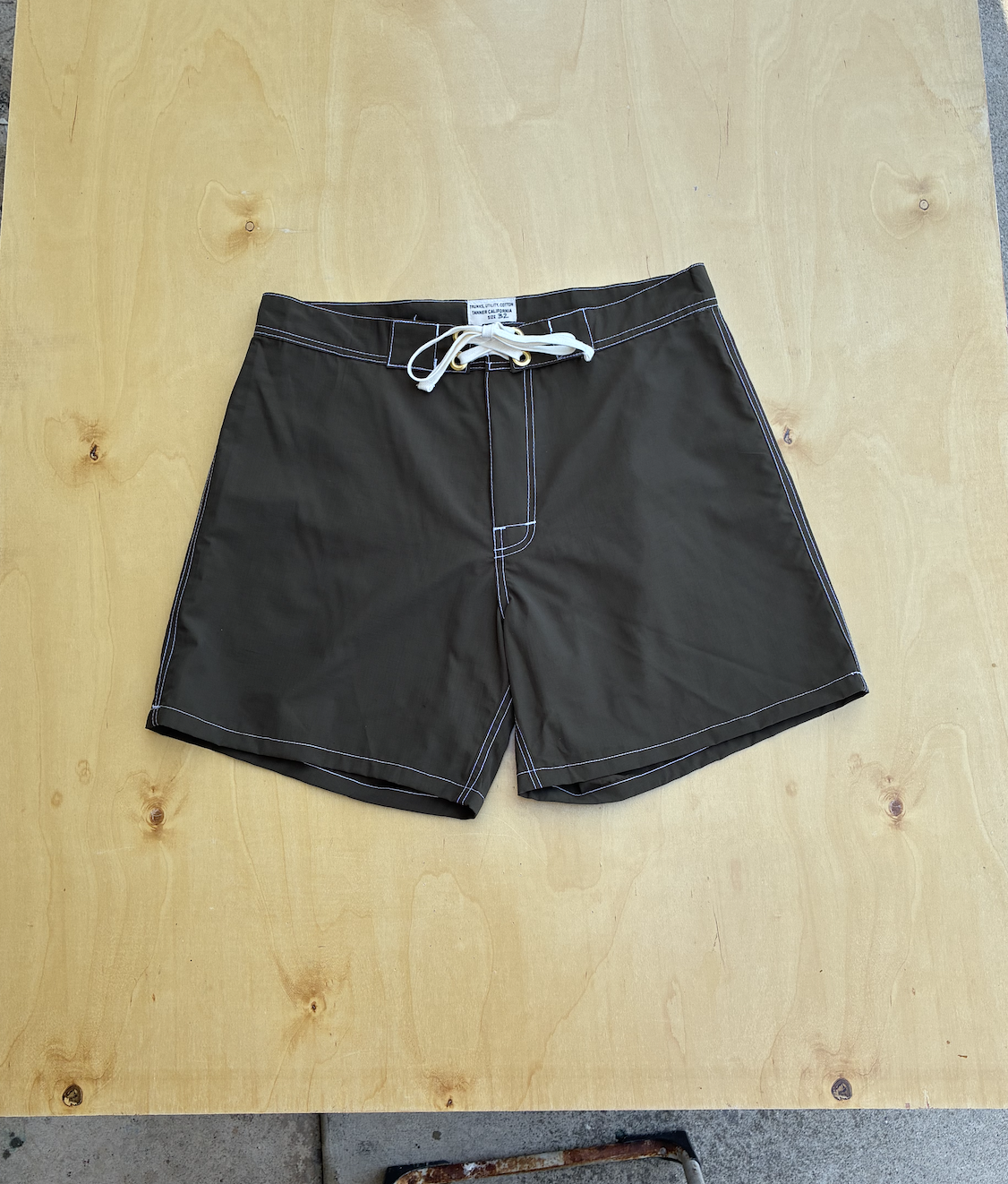 Standard Trunks Olive Brown Ripstop