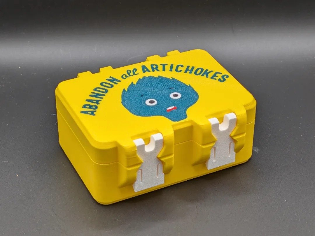 Abandon All Artichokes Card Box