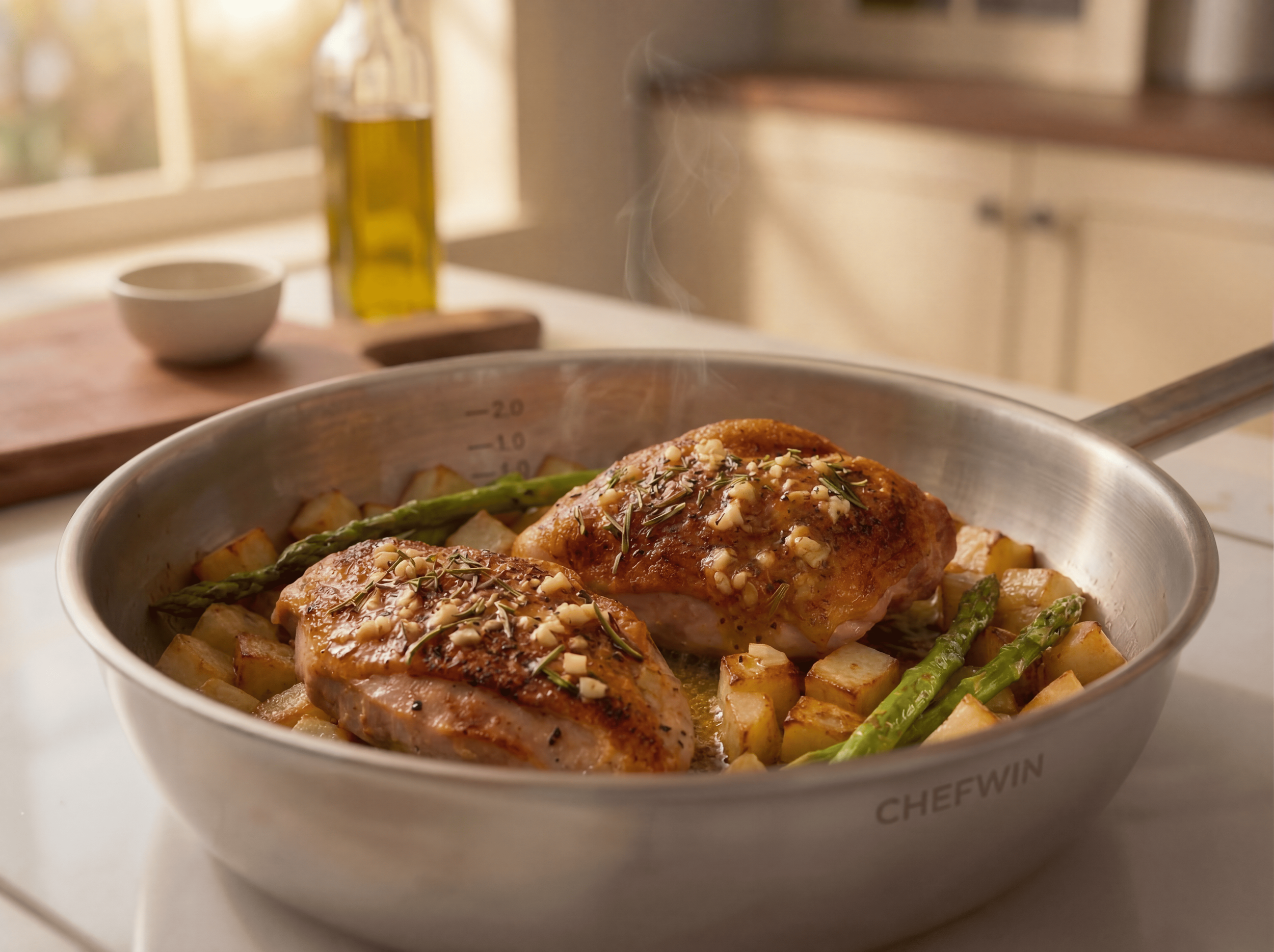 🍳The Best One-Pan Crispy Chicken &amp; Potatoes