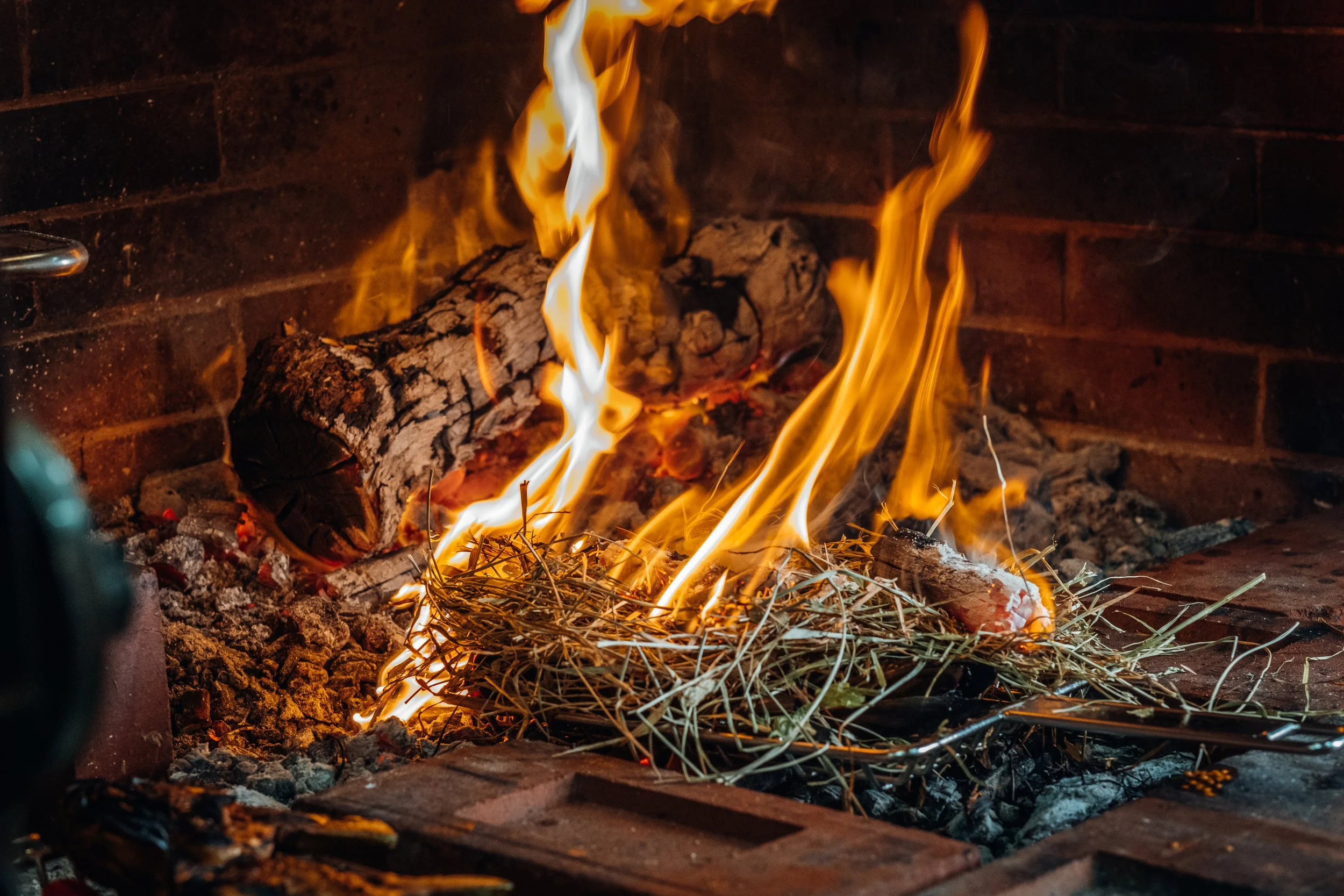 mussels over fire