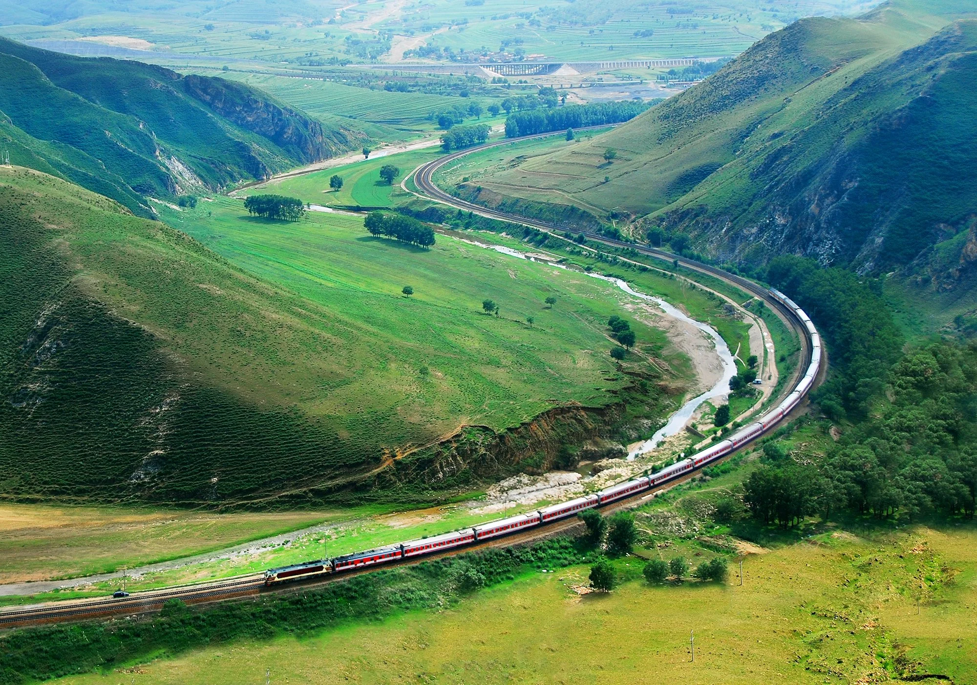  2008年7月的卓資山大曲線 