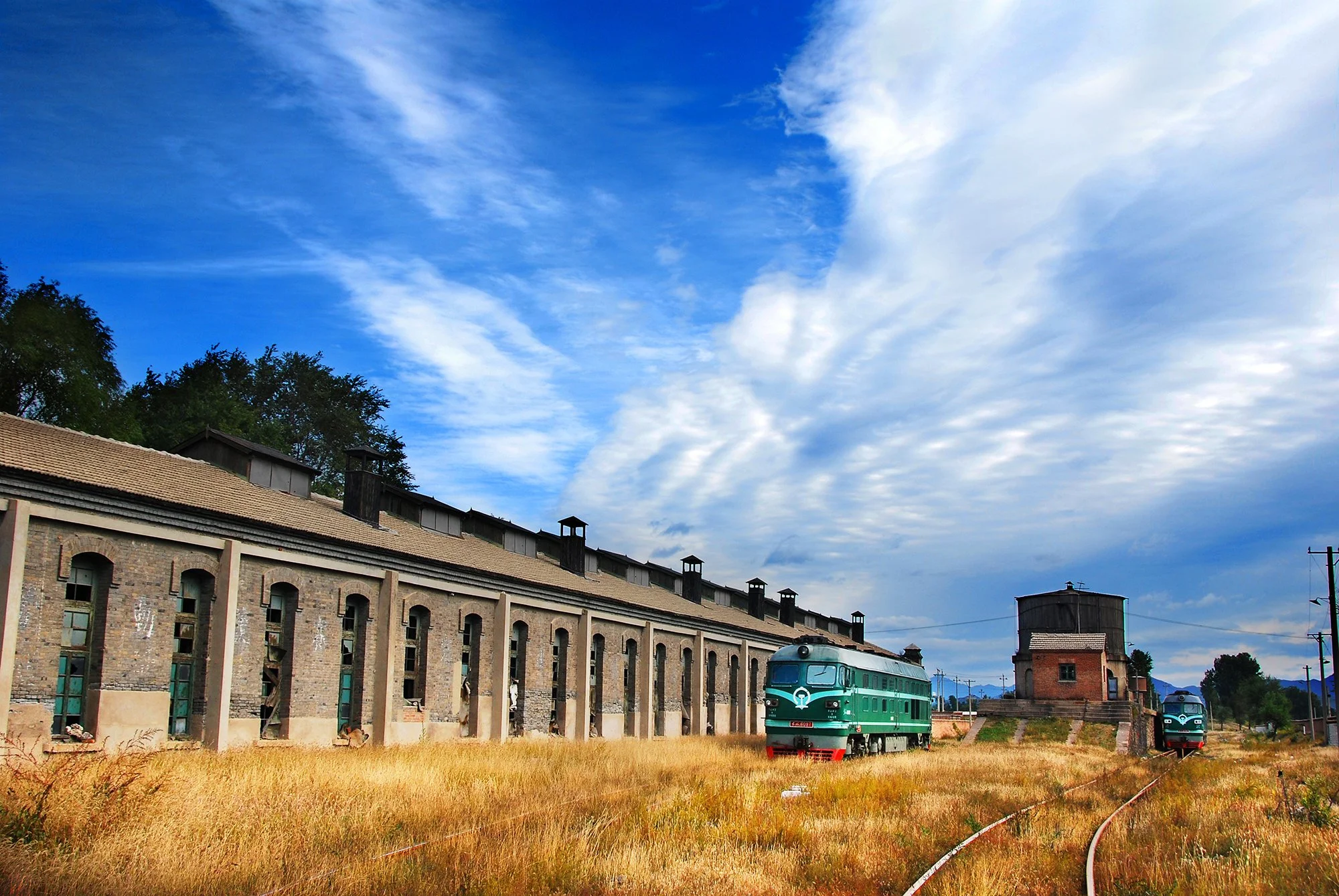 京張鐵路康莊機車房：消失的鐵路於整備的機車