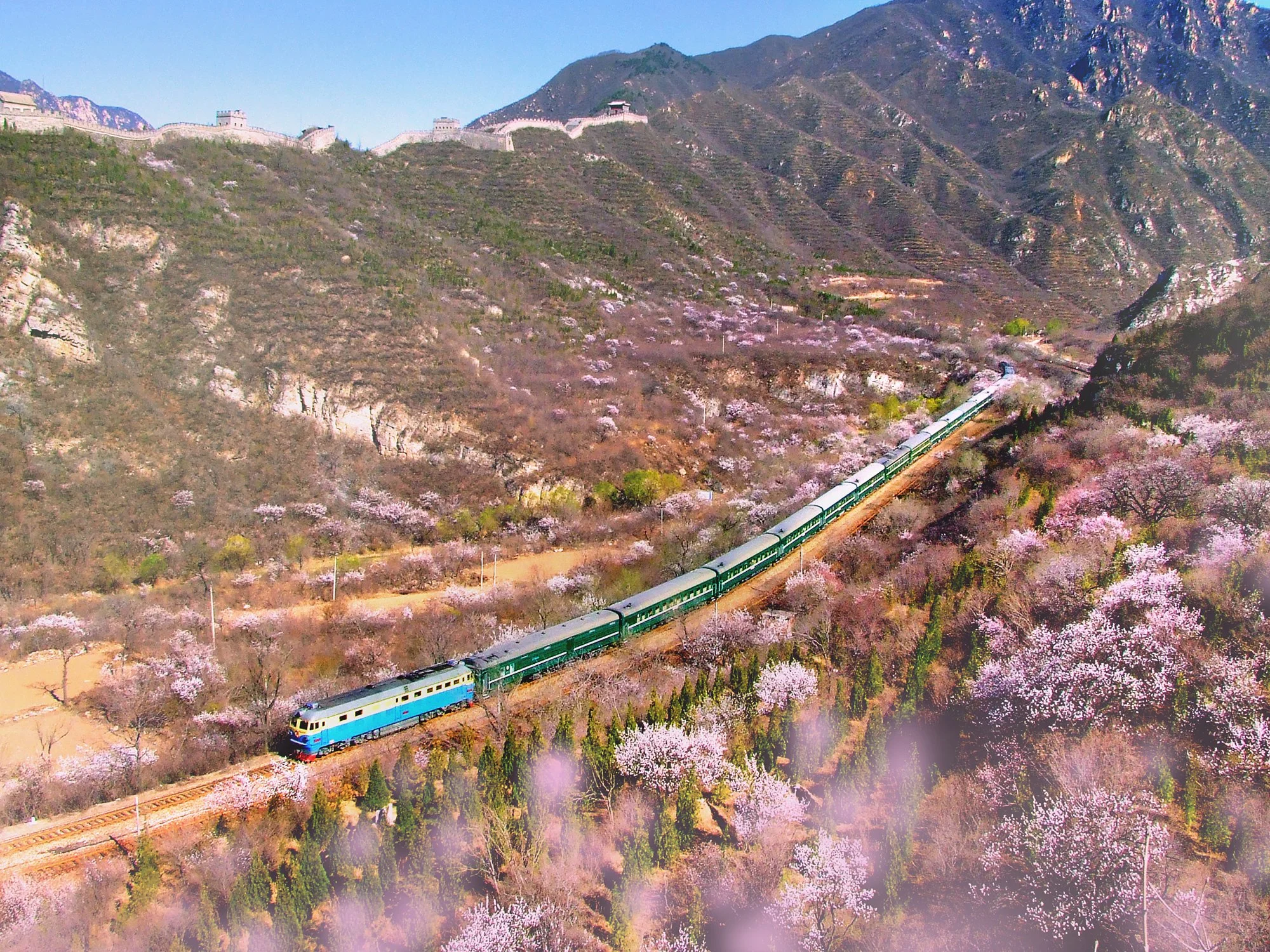 最後一趟經由京張鐵路關溝段運行的中蒙國際列車