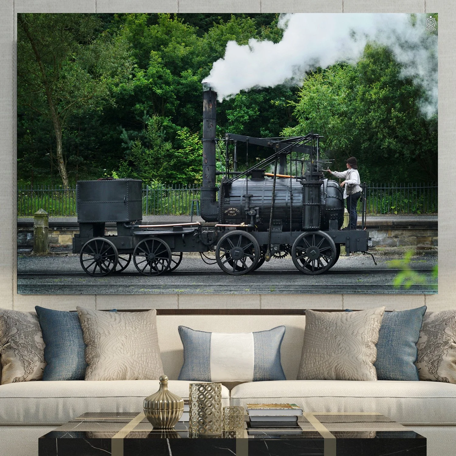 The Grandfather of Trains Steam Engine Print Historic Locomotive Photography Industrial Revolution Wall Art Vintage Railway Decor Train Gift