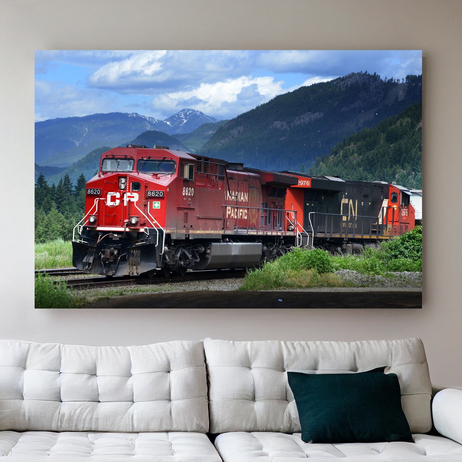 CP Diesel Locomotive Print, Boston Bar Railway Photography, Canadian Pacific Train Wall Art, Fraser Canyon Landscape Decor, Rail Gift