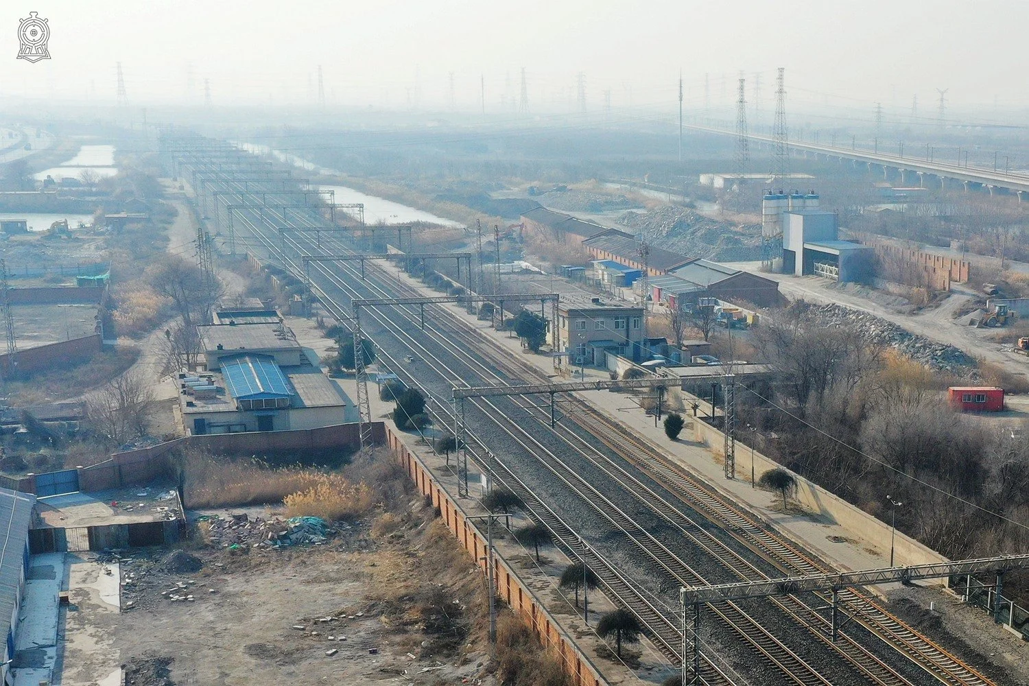 By the late 1980s, the old Chadian Station building had disappeared. Photographed in 2023.