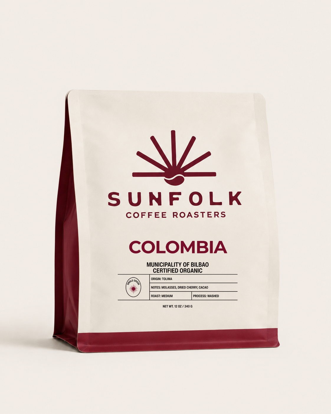 Colombia Organic (Single Origin) - 12 Oz. Whole Bean
