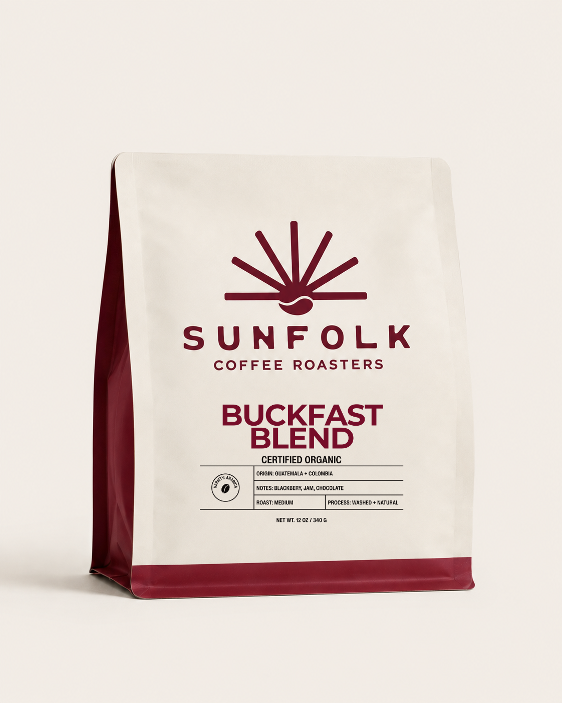 Buckfast Blend (Organic) - 12 Oz. Whole Beann