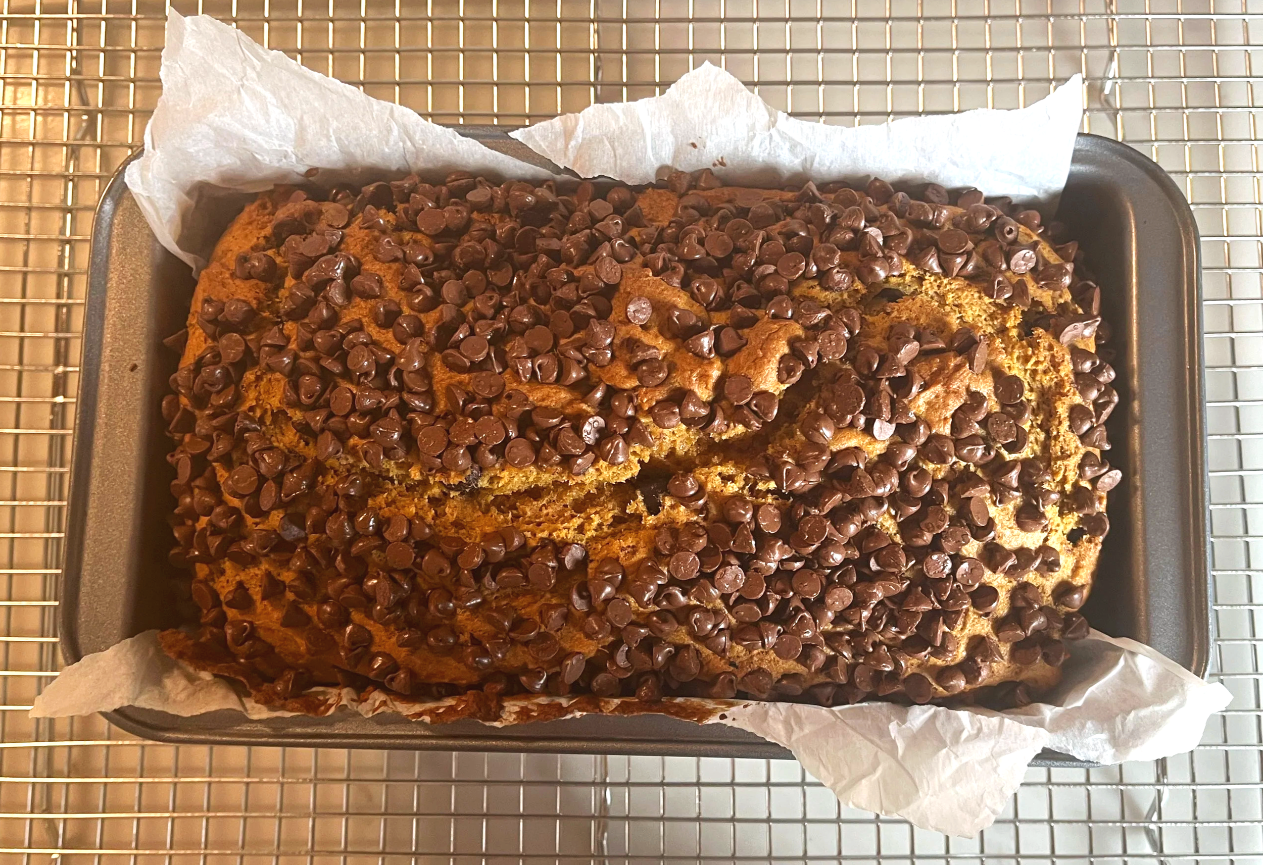 Brown Butter Pumpkin Chocolate Bread