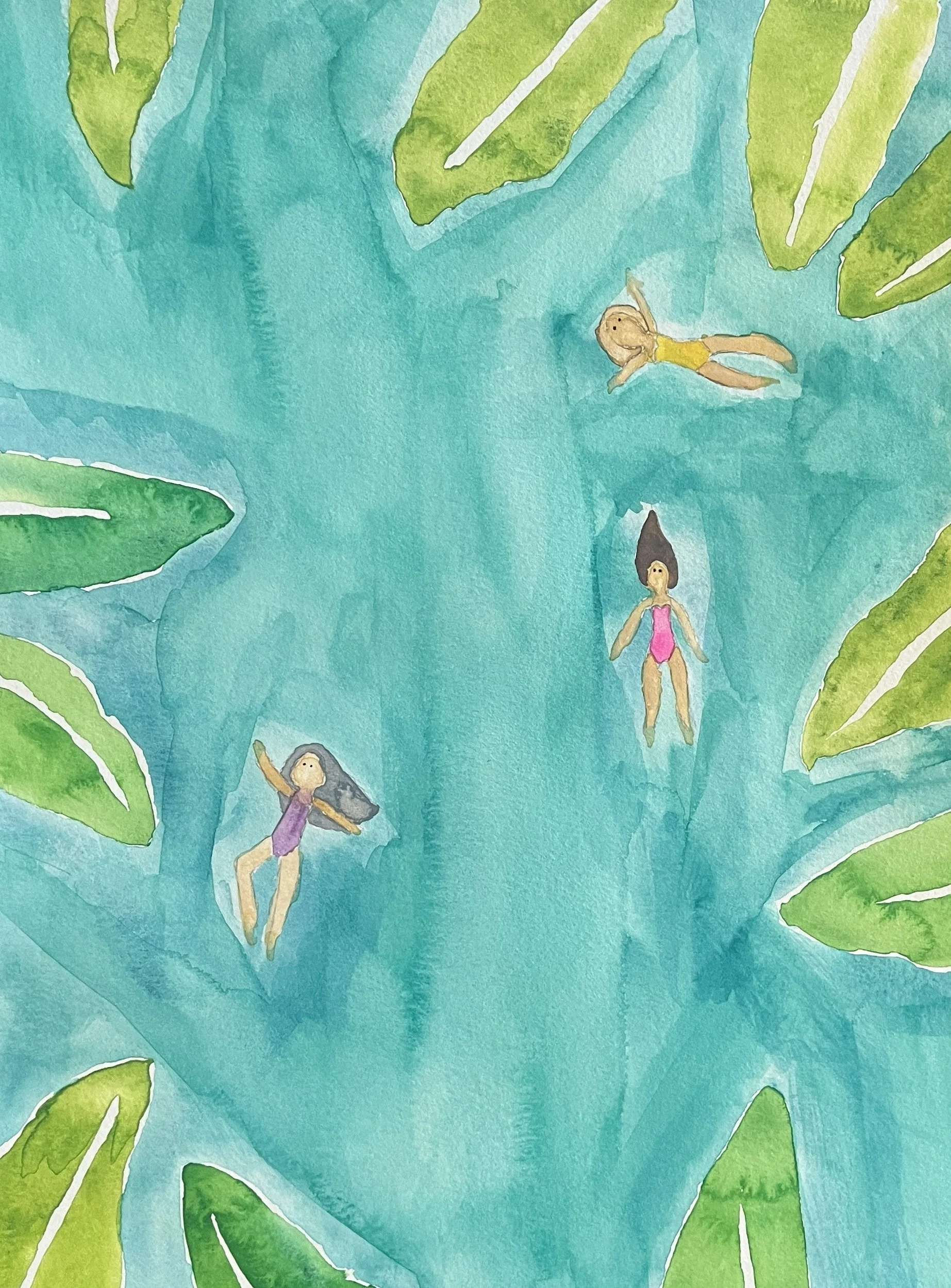 Girl Day Watercolor