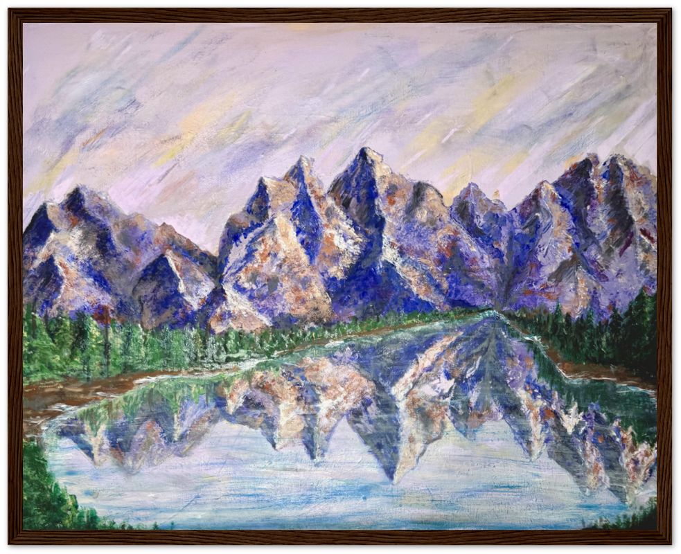 Mountiain Reflection Framed.png