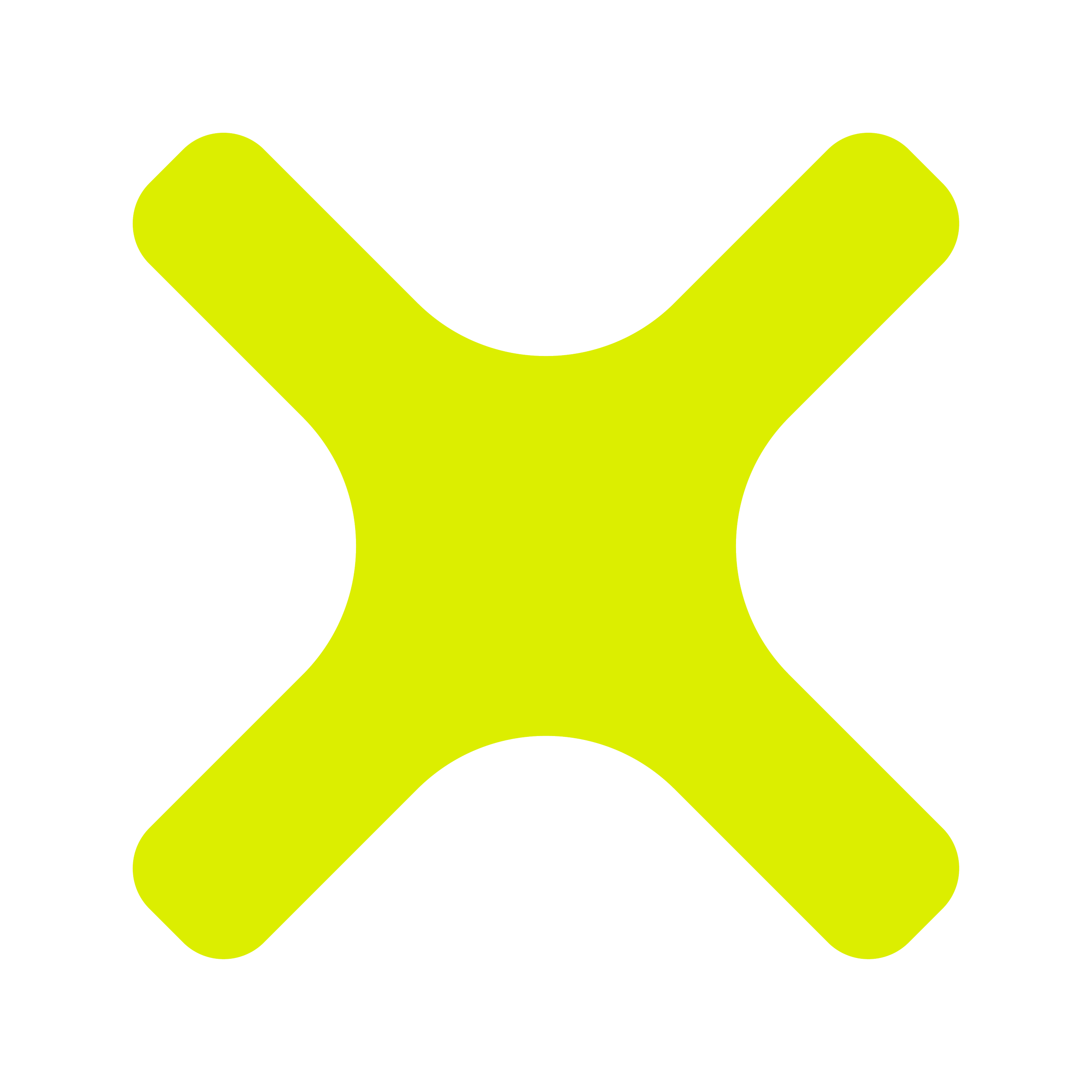 A stylized green check mark or check symbol.