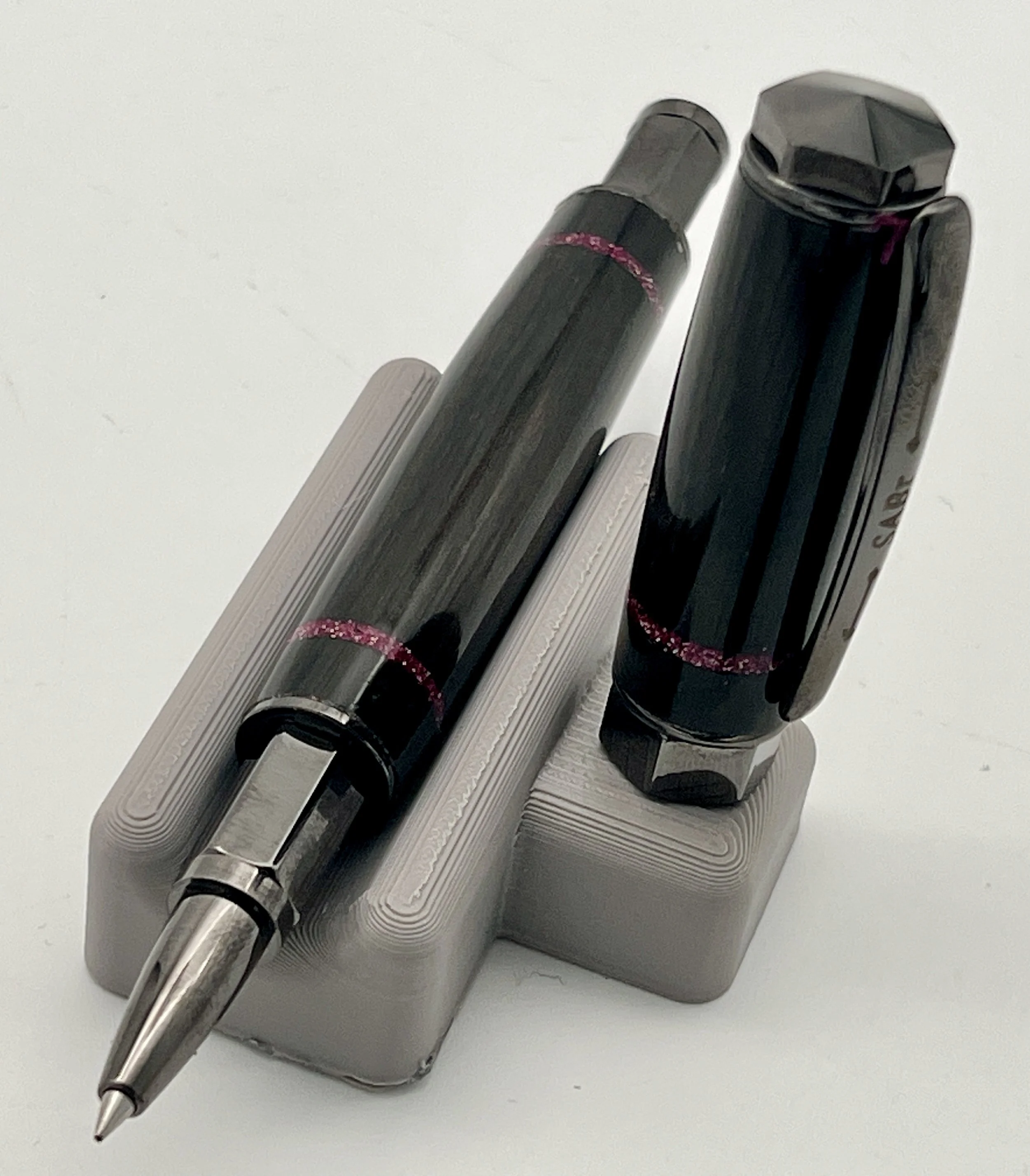 Elegant Wenge Wood Rollerball Pen