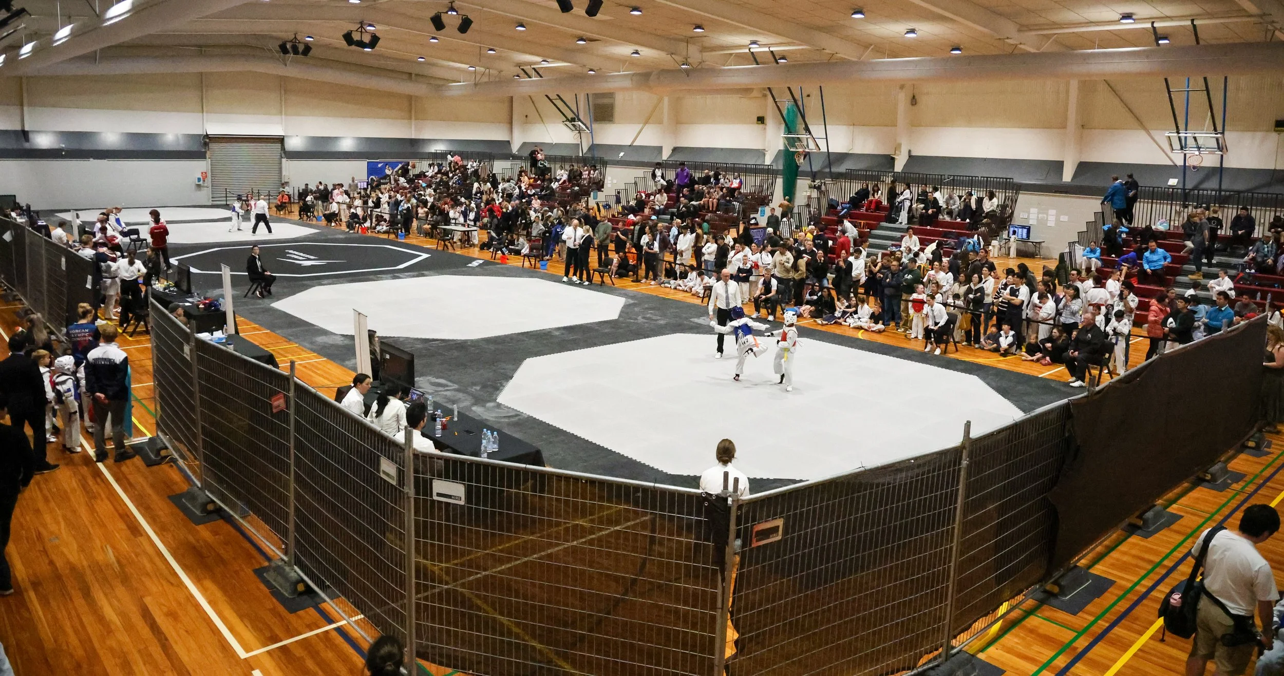 Taekwondo Competition 5 Octagon Rings WT