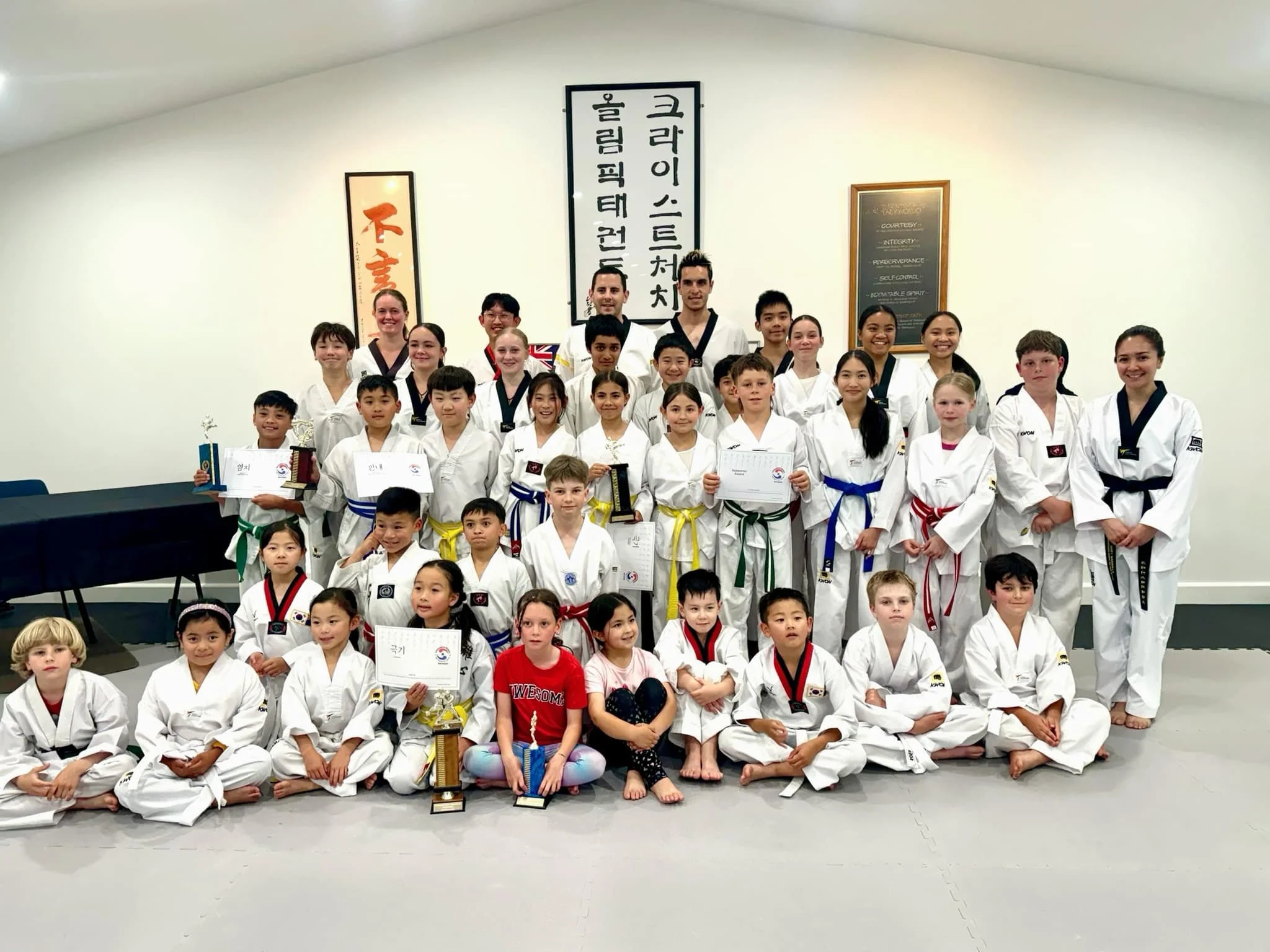 CHCH Olympic TKD Grading