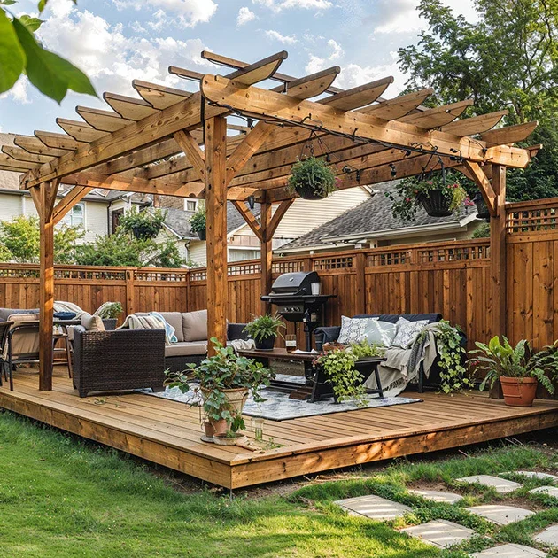 Deck + Fence