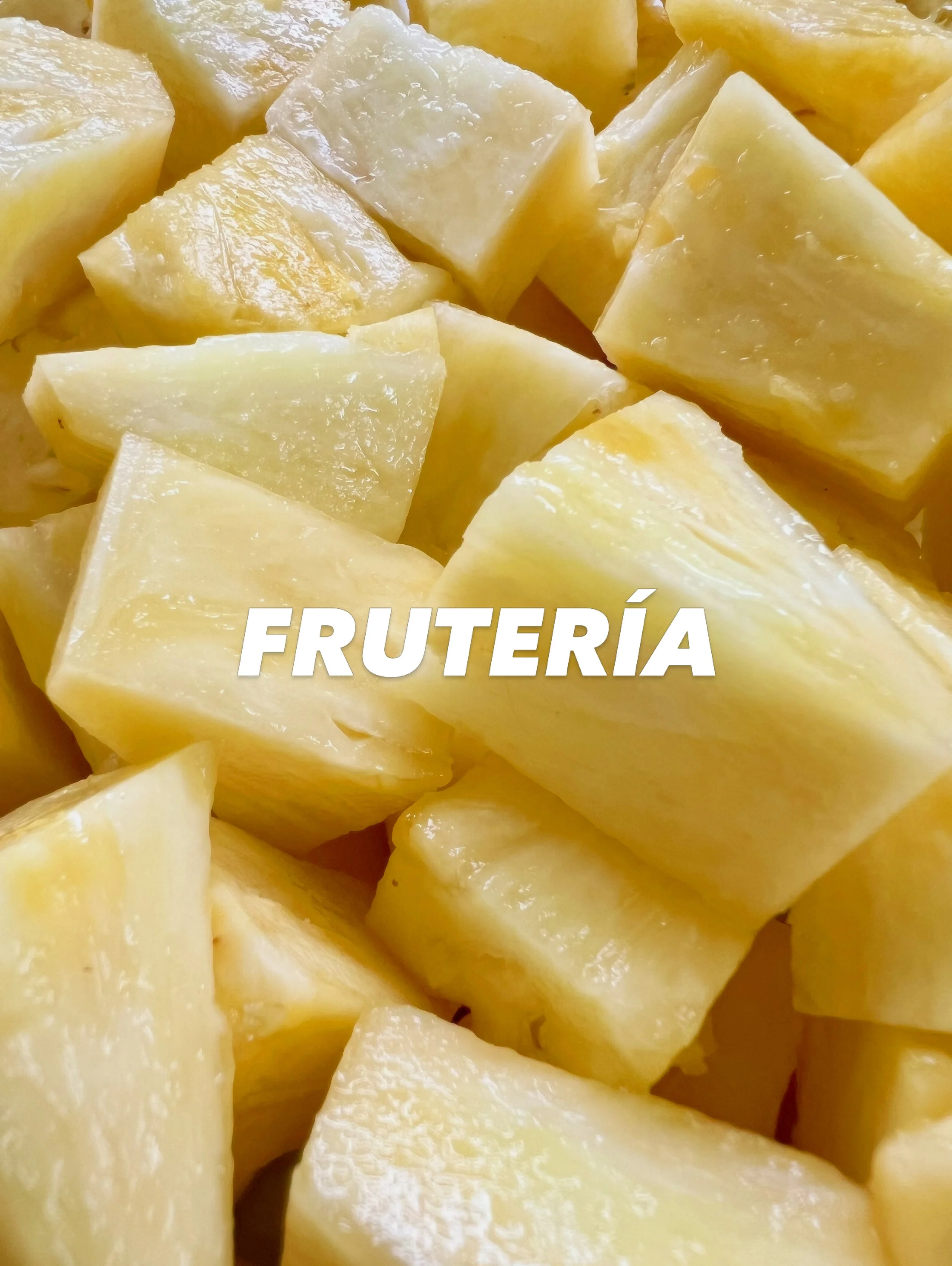 Fresh-cut pineapple