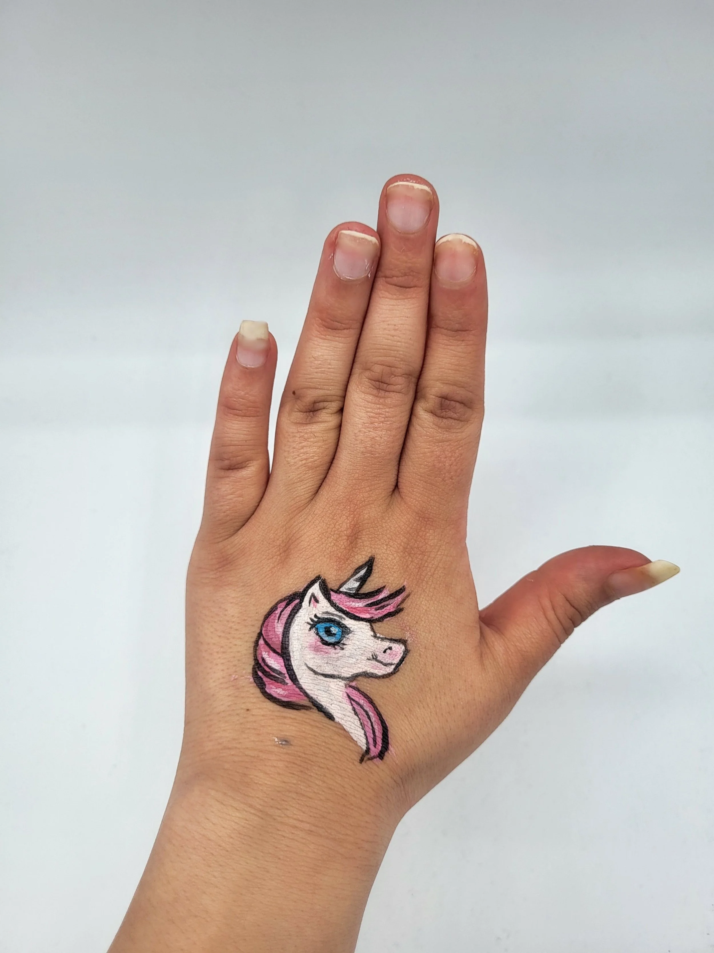 Unicorn Face Painting