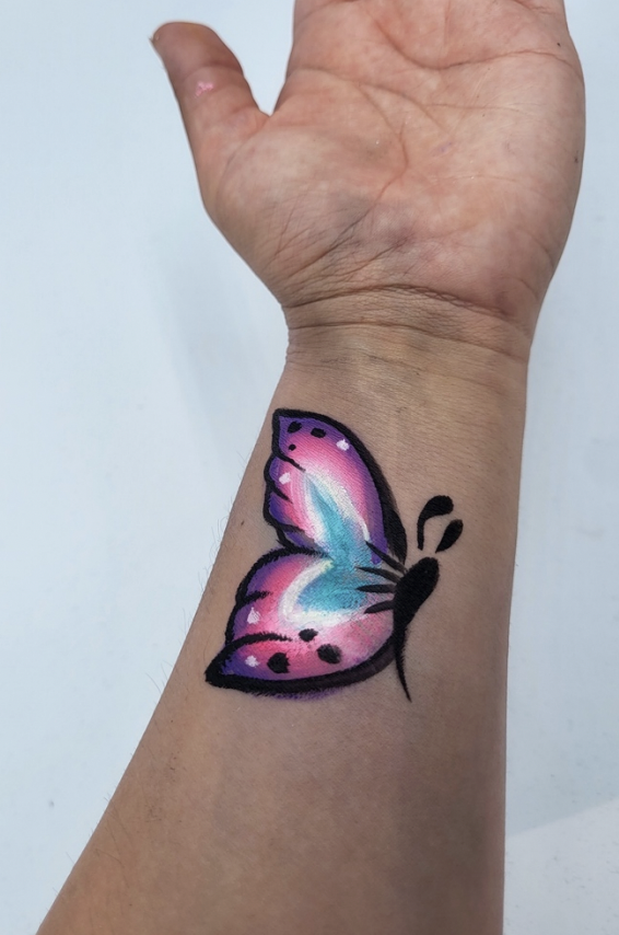 butterfly face painting