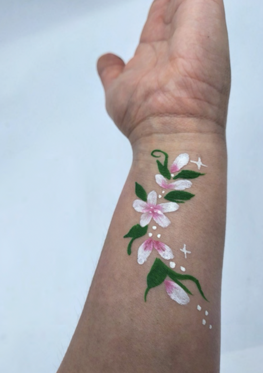 Spring Blossom face painting