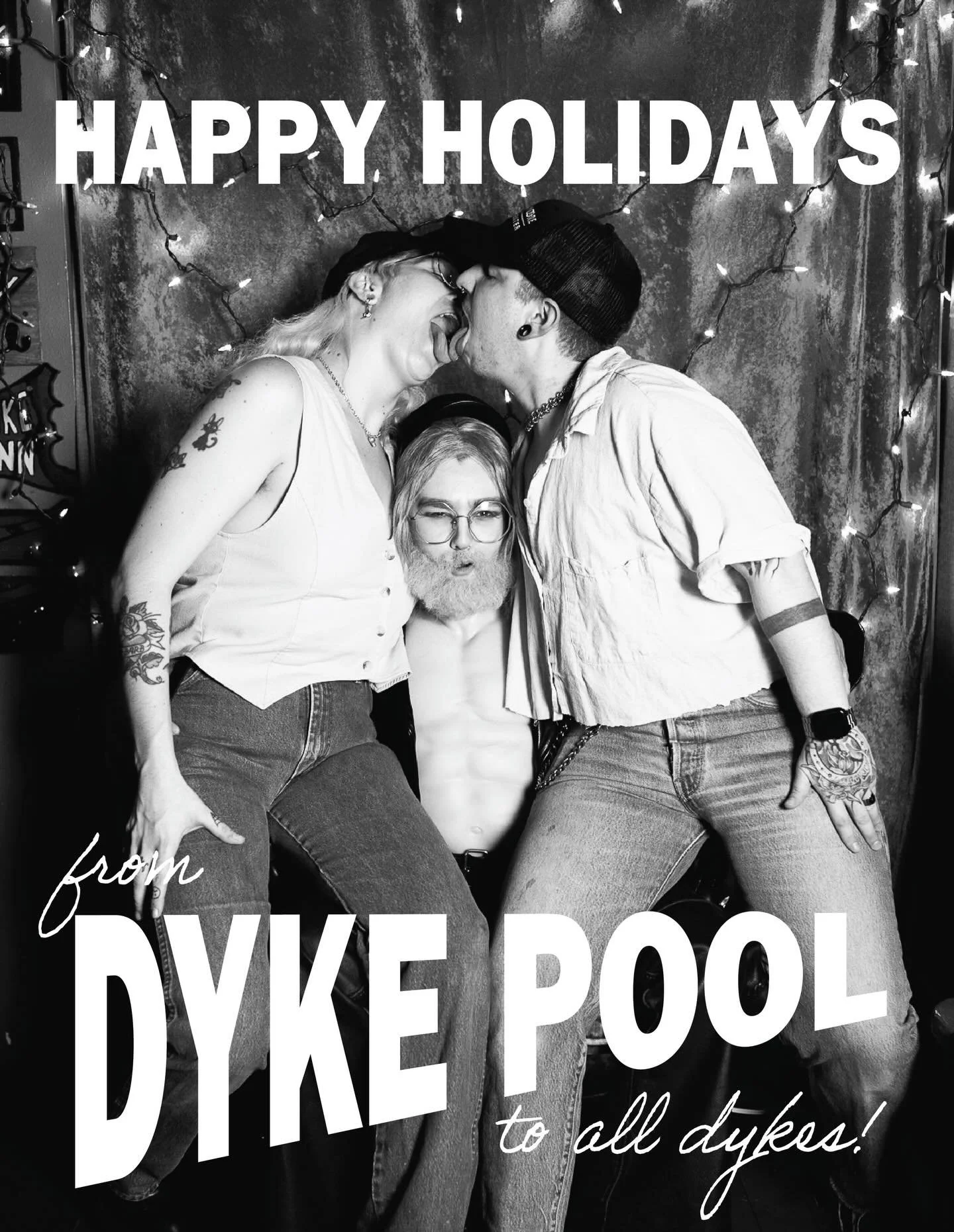happy holidays to the dyyykes only!! 

the santa photos are in ✨ dm us if you didn&rsquo;t get the link to your dropbox (: here is a collection of some of our faves!!
