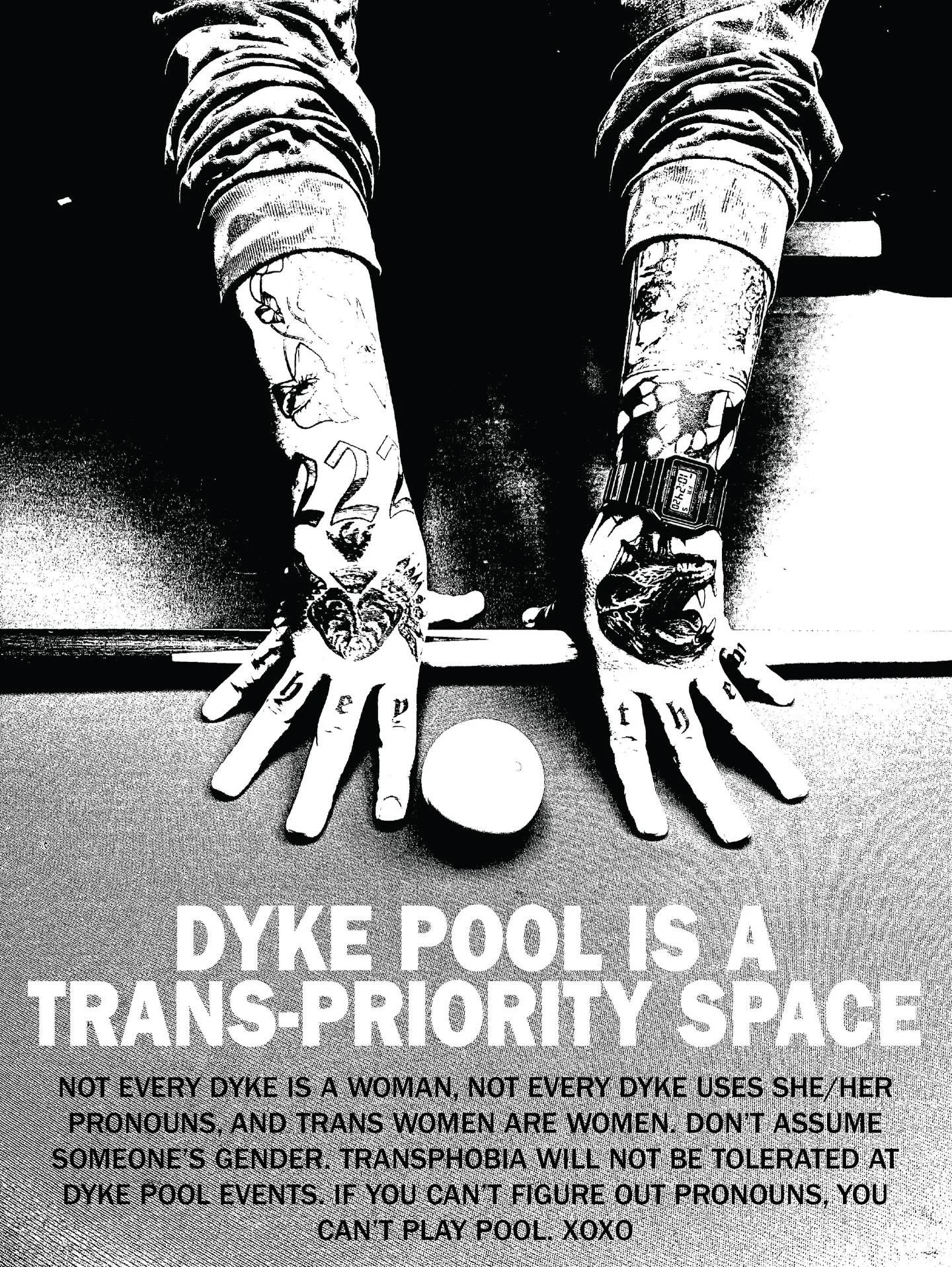 DP <3 TRANS FOLKS

although the goodfoot has gendered bathrooms, please don&rsquo;t feel discouraged using either. if you feel uncomfortable at any point talk to the bartender and they are ready to boot anyone for not minding their damn business