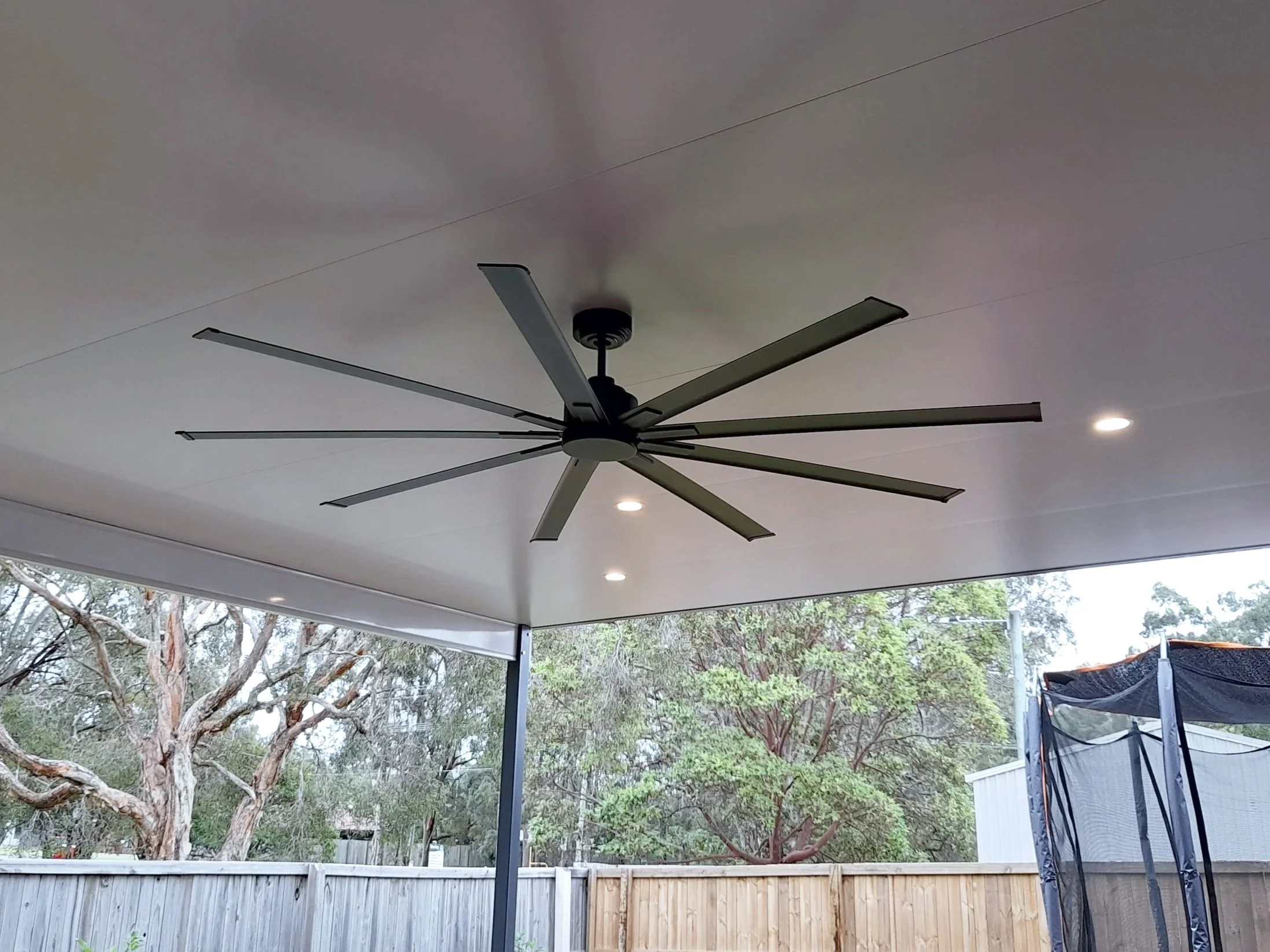 Outdoor ceiling fan installation Brisbane electrician