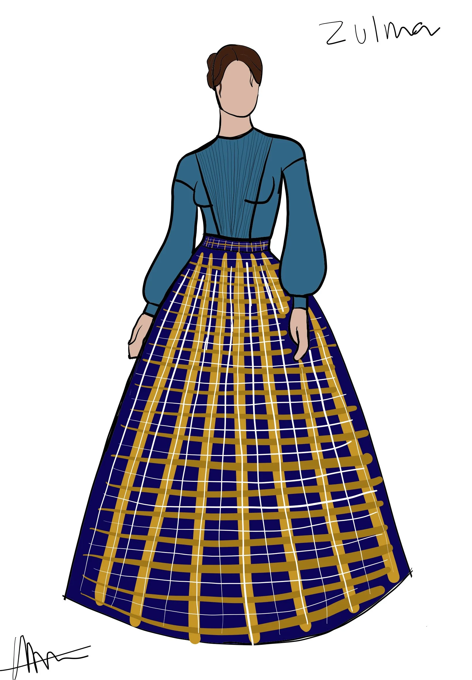 Zulma day dress 1.JPG