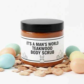 It's a Man's World Teakwood Body Scrub
