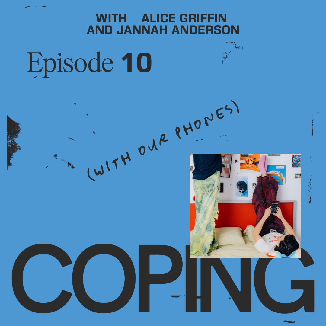 coping with our phones podcast episode art