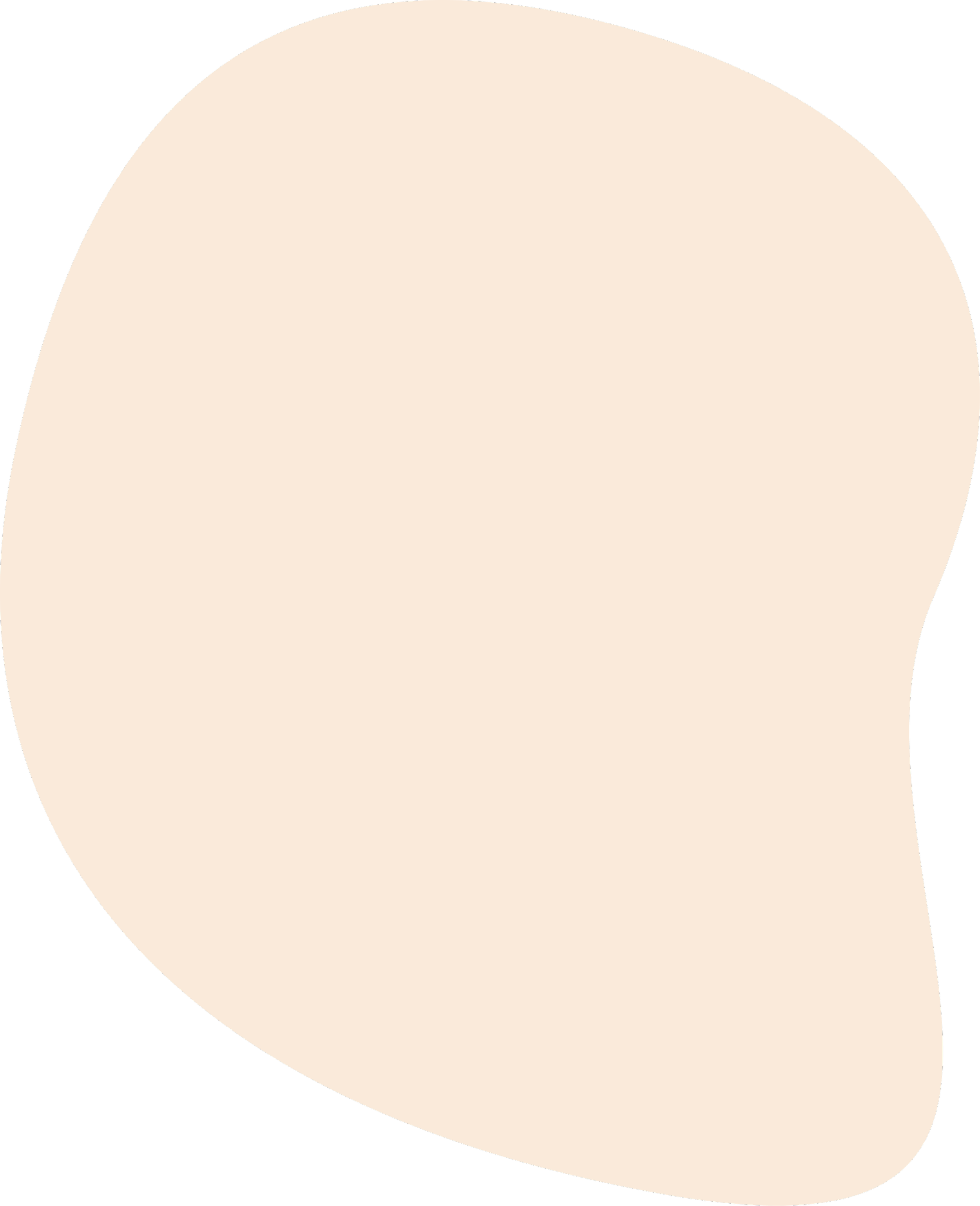 A beige, semi-spherical shape.