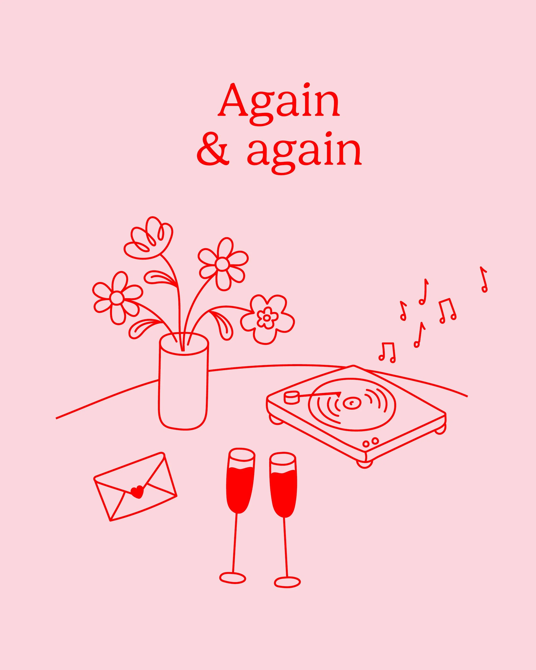 Again & again