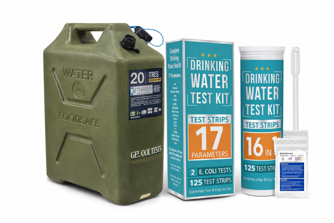 Small Space 24 Day Emergency Backup Water Brick System