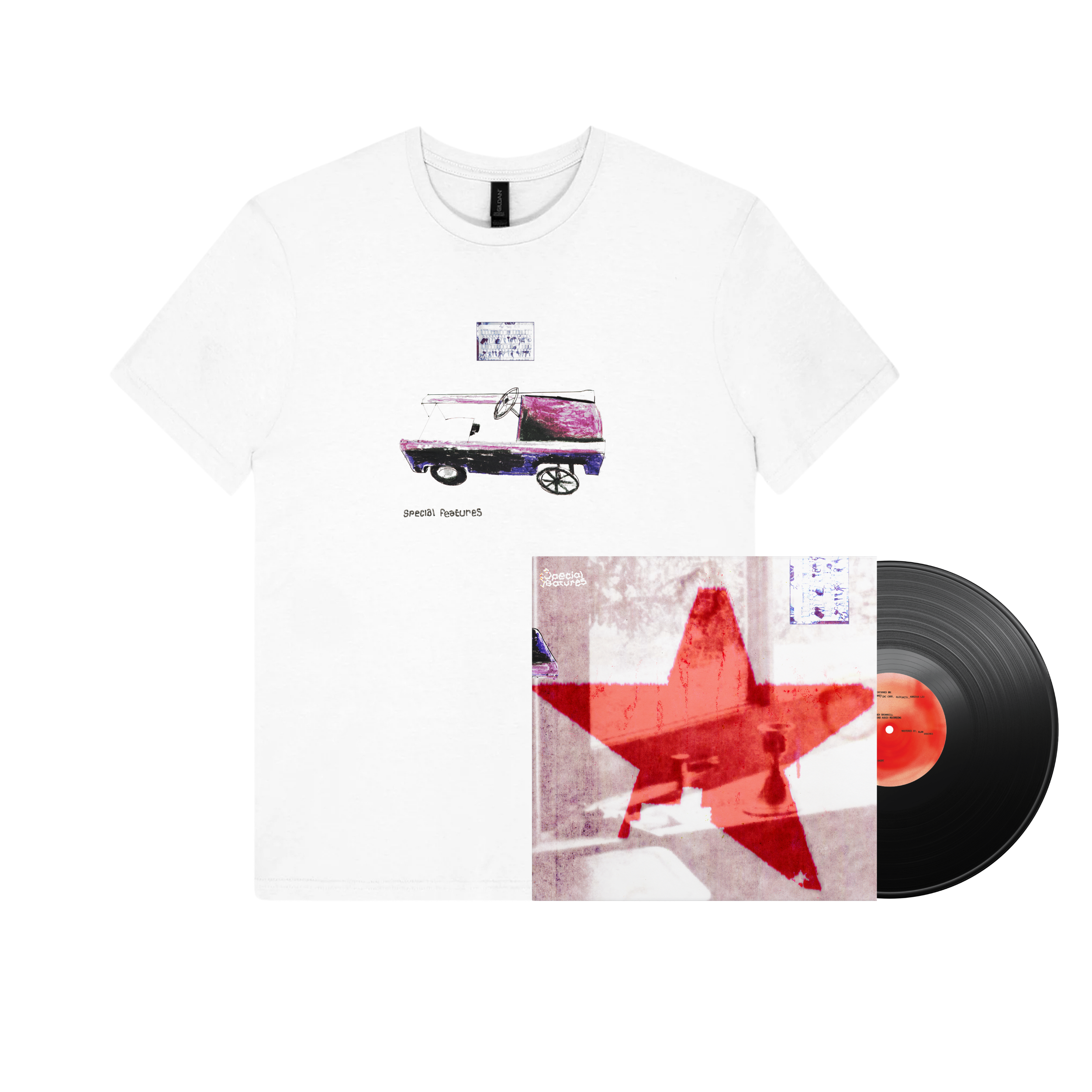 7'' Vinyl + Poles Artwork T-Shirt Bundle