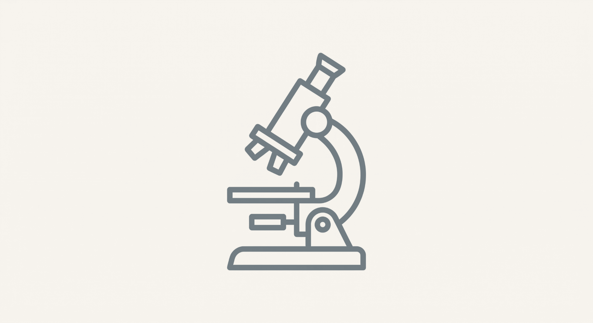 Microscope icon representing identity and potency testing