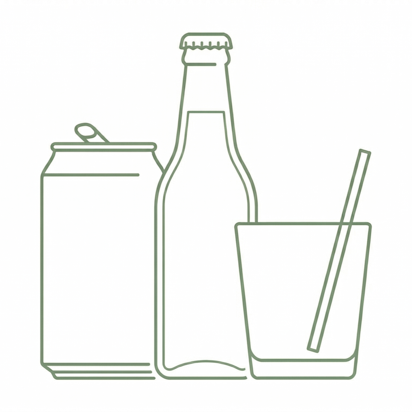 icon of three drinks