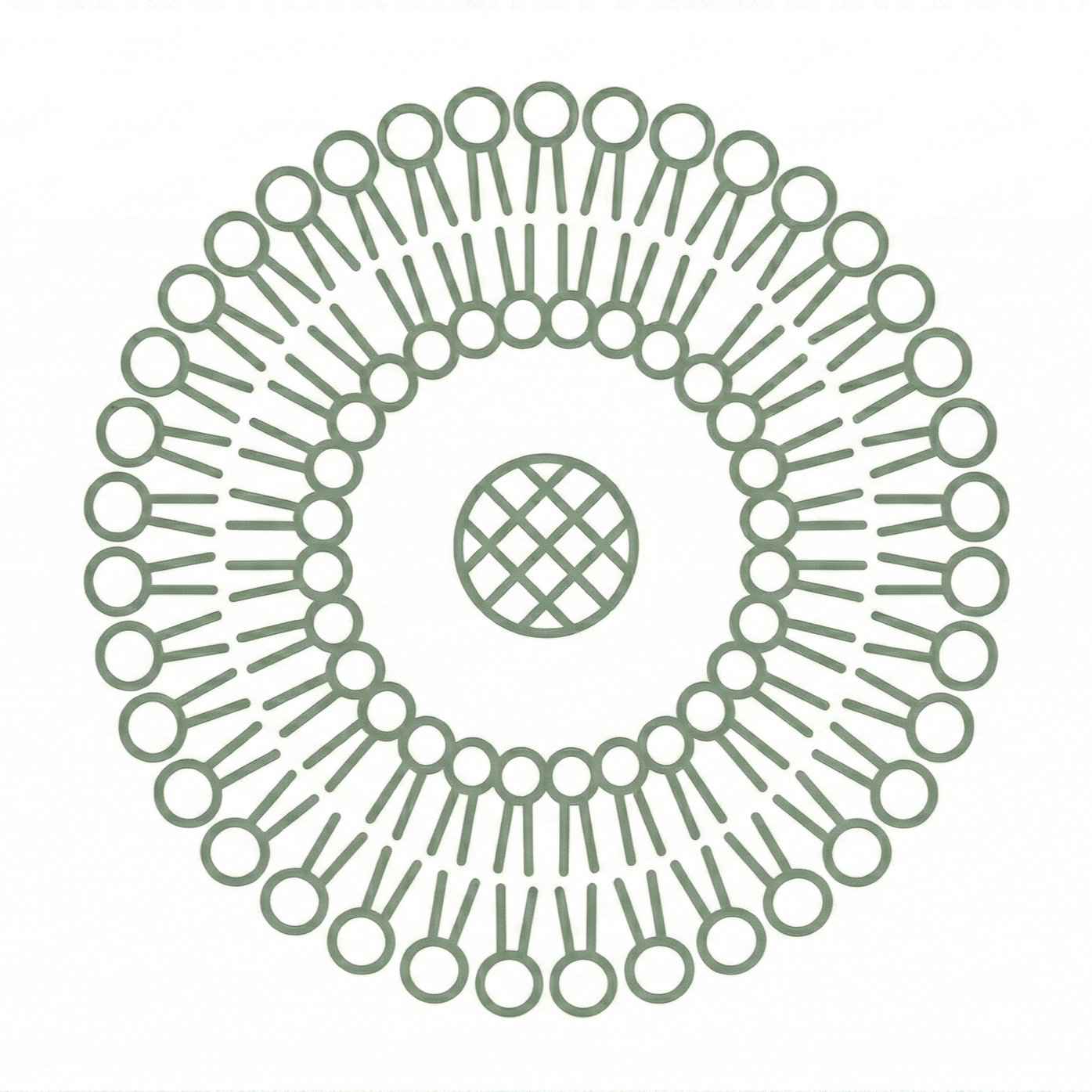 icon of liposome with active in center