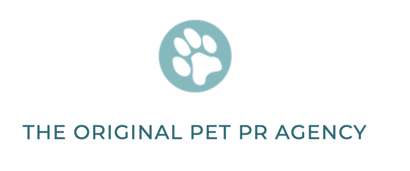Logo with a paw print icon above the text 'The Original Pet PR Agency'