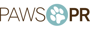 PAWS PR logo featuring the words 'PAWS PR'.