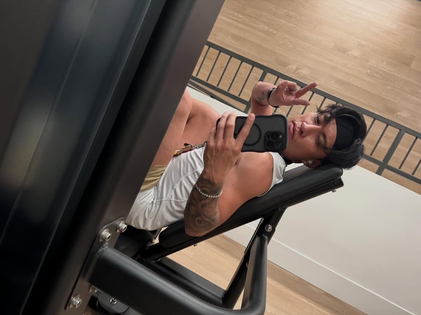 The delulu kicked in and I think I&rsquo;m a gym baddie like @kaileesangalang now 😜