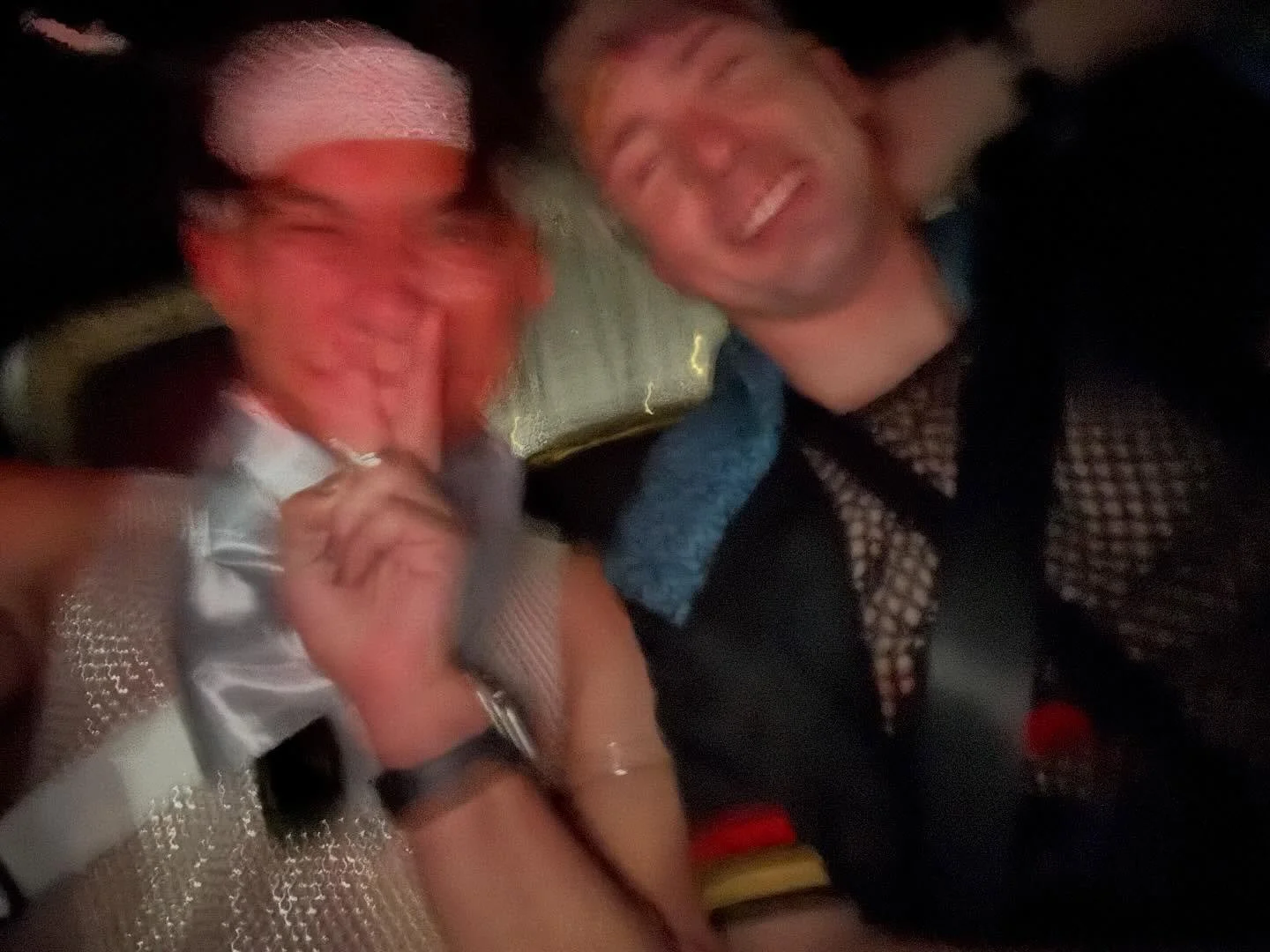 The only viable photo taken of the night which accurately depicts the chaos that ensued 🤣 &ldquo;We still have 5 hours left???&rdquo;. Riding that horse into the new year😏 thanks for reminding me that I don&rsquo;t have to be completely obliterated