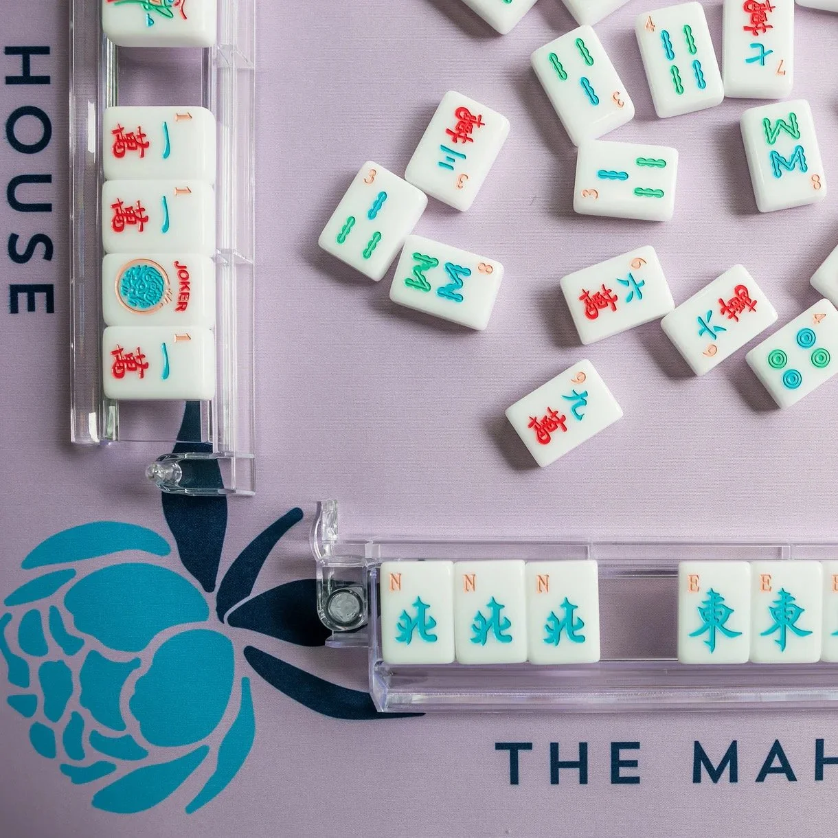 Peony Mahjong Mat